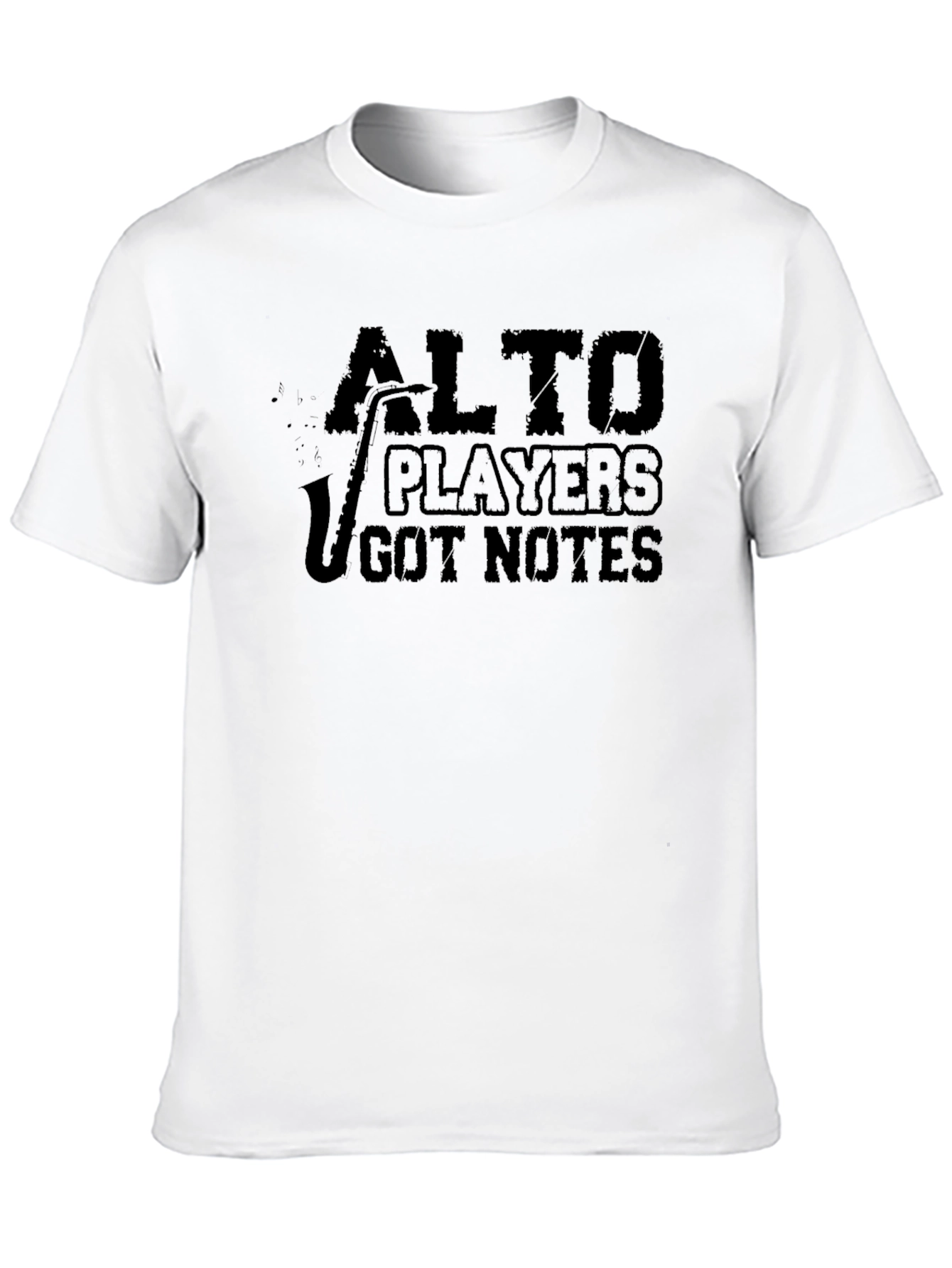 Alto Players Got Notes Black T-Shirt