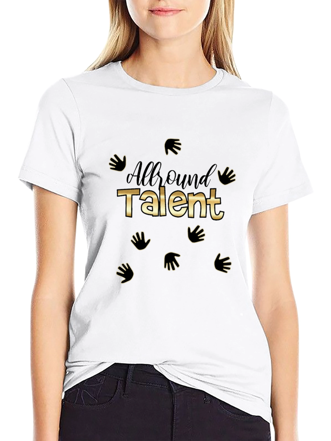 All-Around Talent Black Graphic Tee