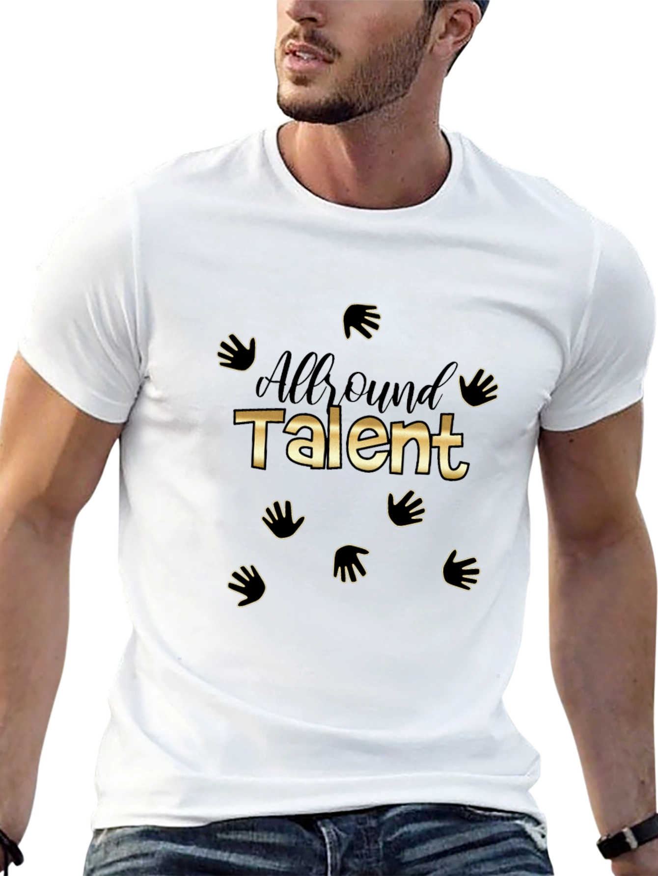 All-Around Talent Black Graphic Tee