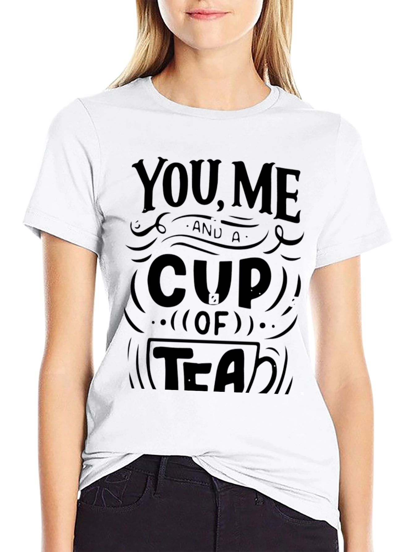 You Me & Tea Graphic Tee - Relaxed Style