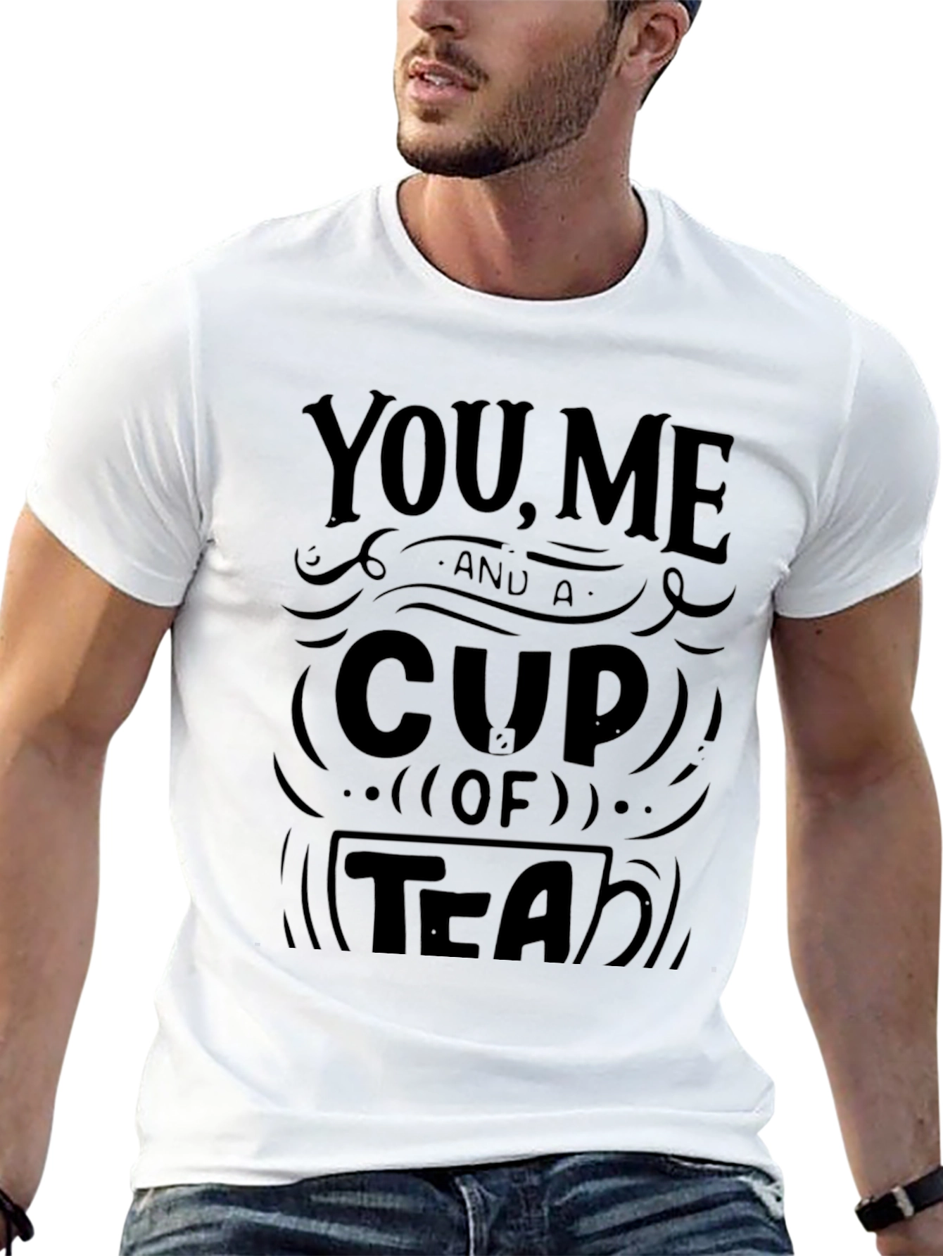 You Me & Tea Graphic Tee - Relaxed Style