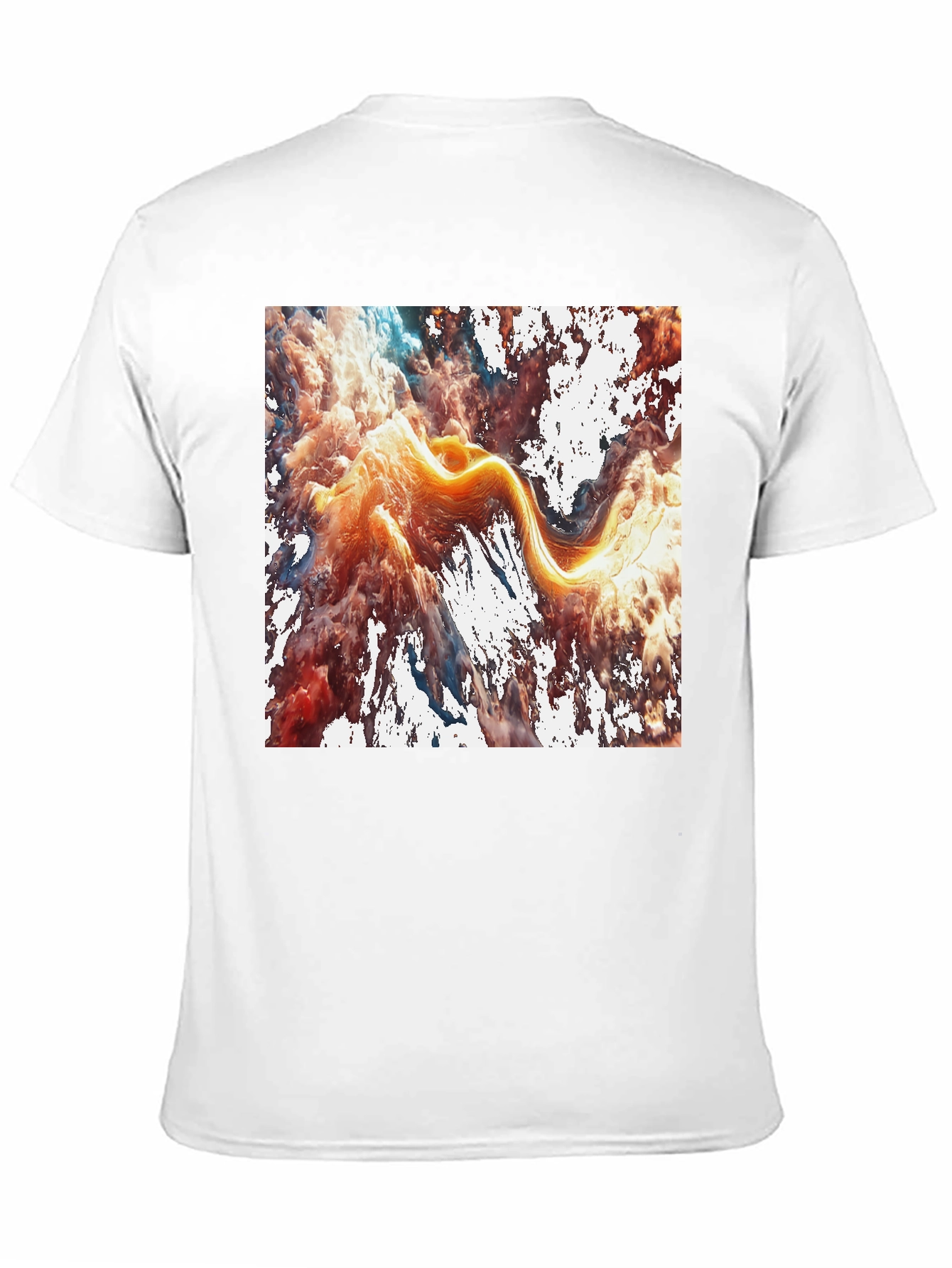 Abstract Art Graphic Tee - Modern Casual Style