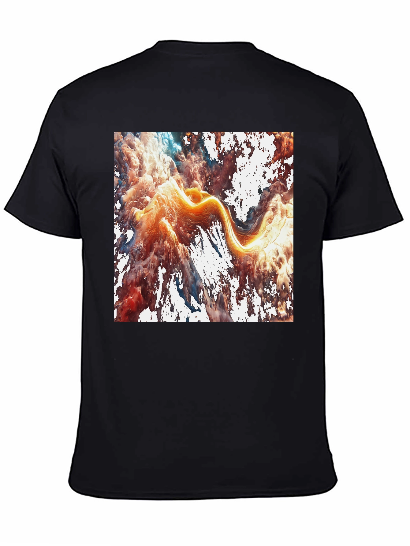 Abstract Art Graphic Tee - Modern Casual Style