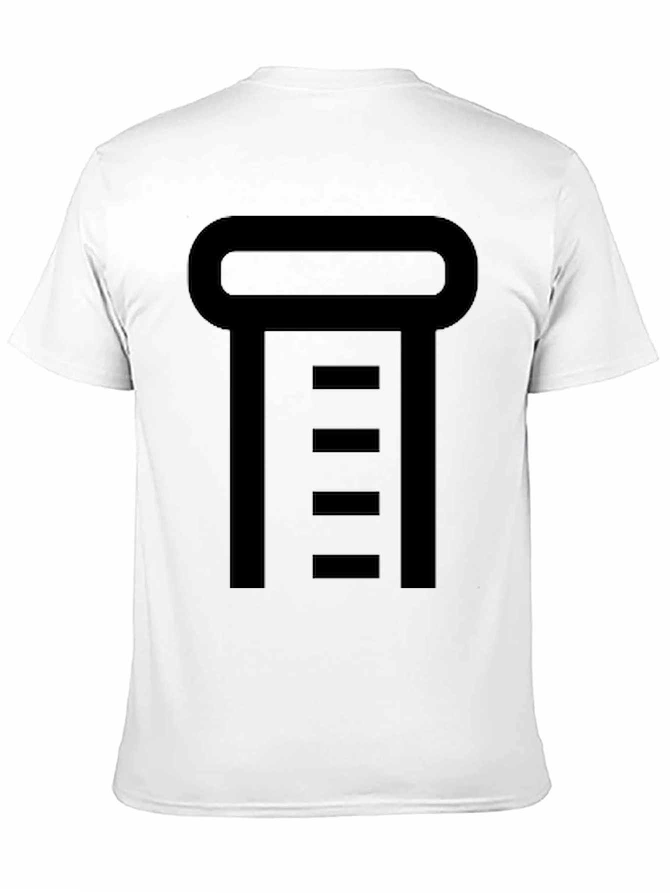 Abstract Graphic Print Black T-Shirt