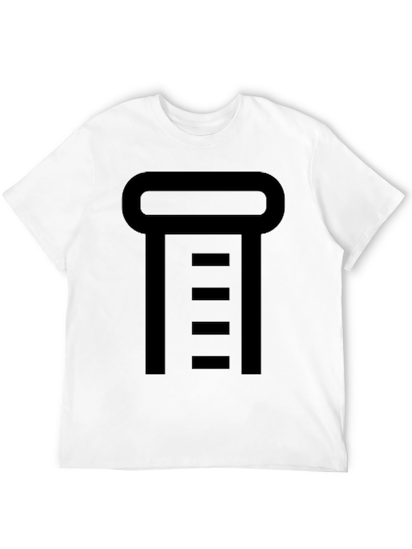 Abstract Graphic Print Black T-Shirt