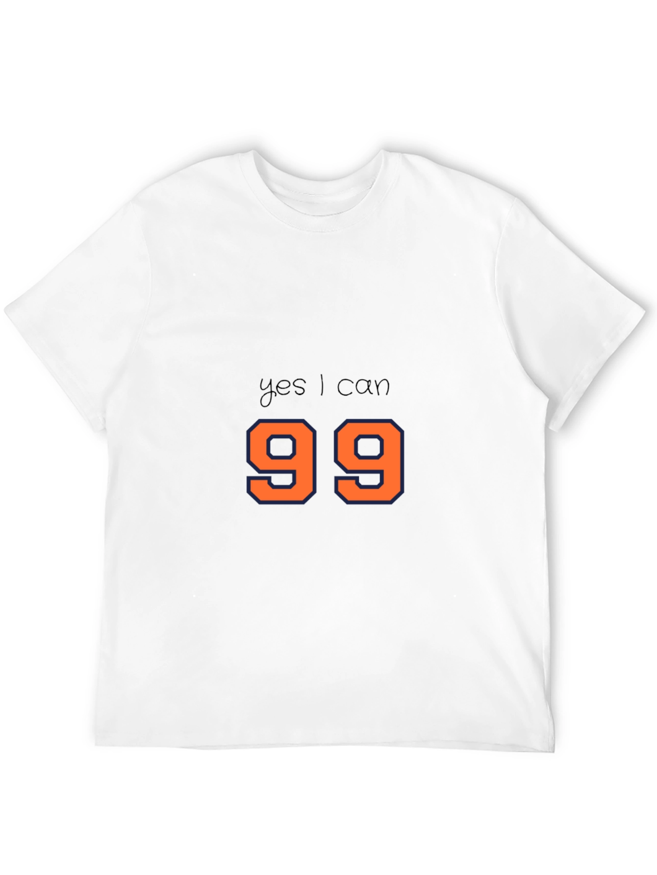 Yes I Can 99 T-Shirt - Black Cotton Tee