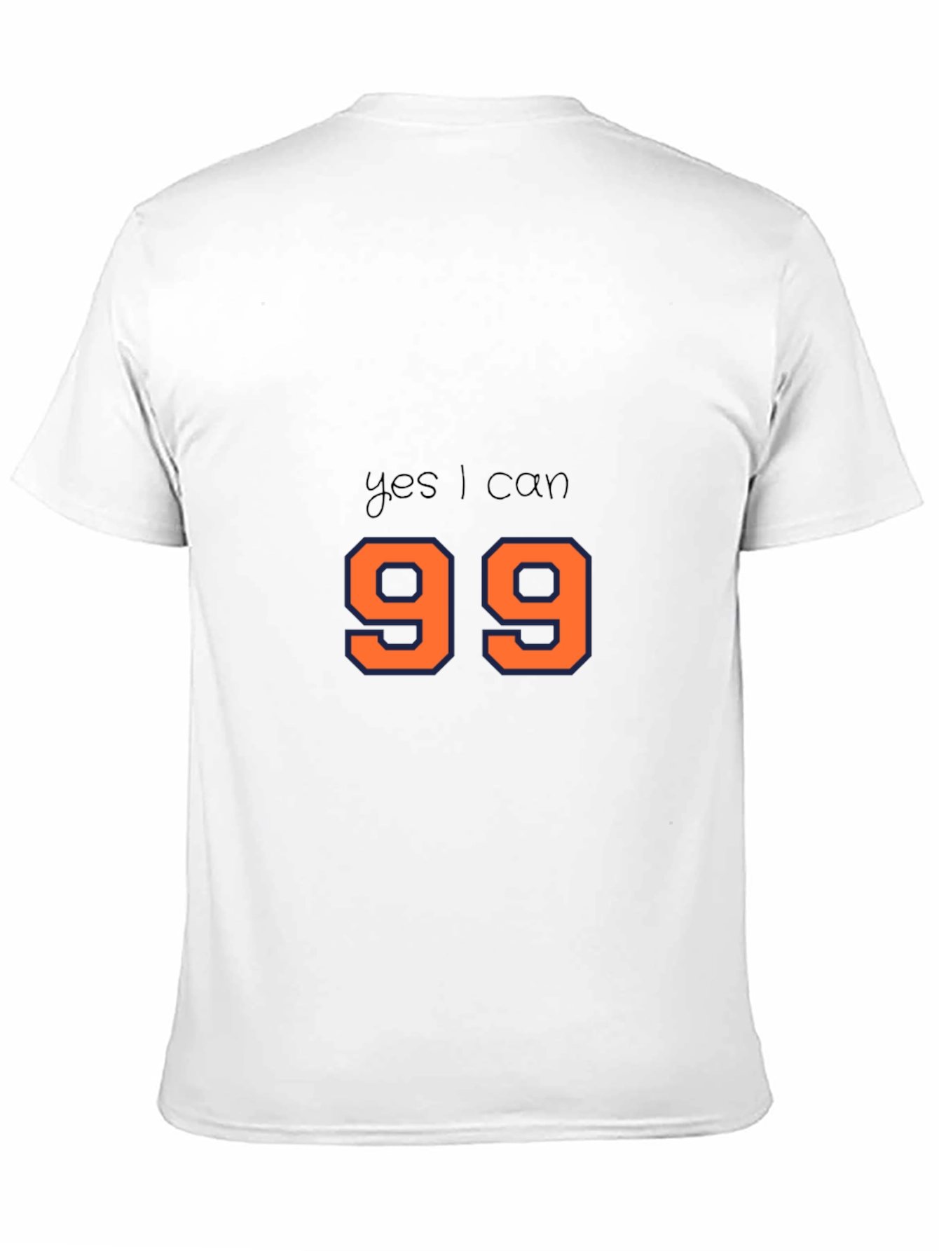 Yes I Can 99 T-Shirt - Black Cotton Tee