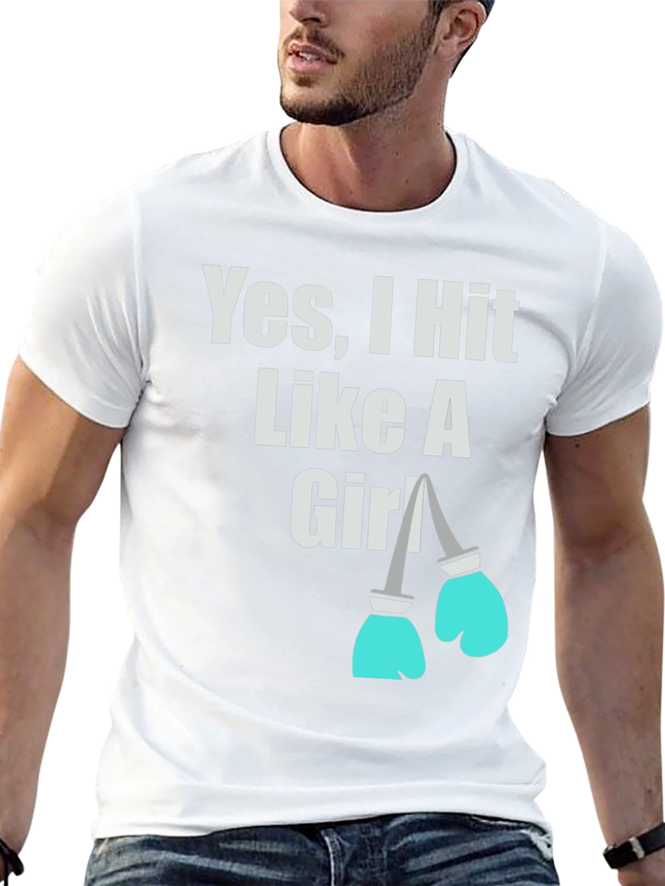 Yes I Hit Like A Girl T-Shirt