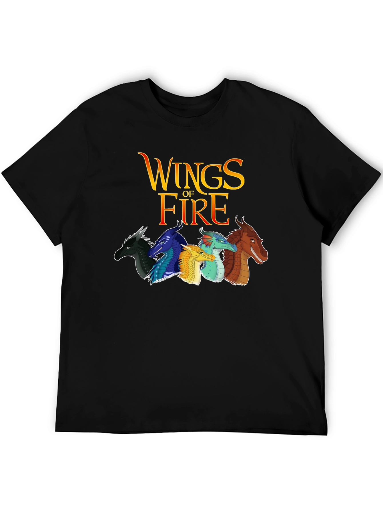 Wings of Fire Graphic Tee - Black