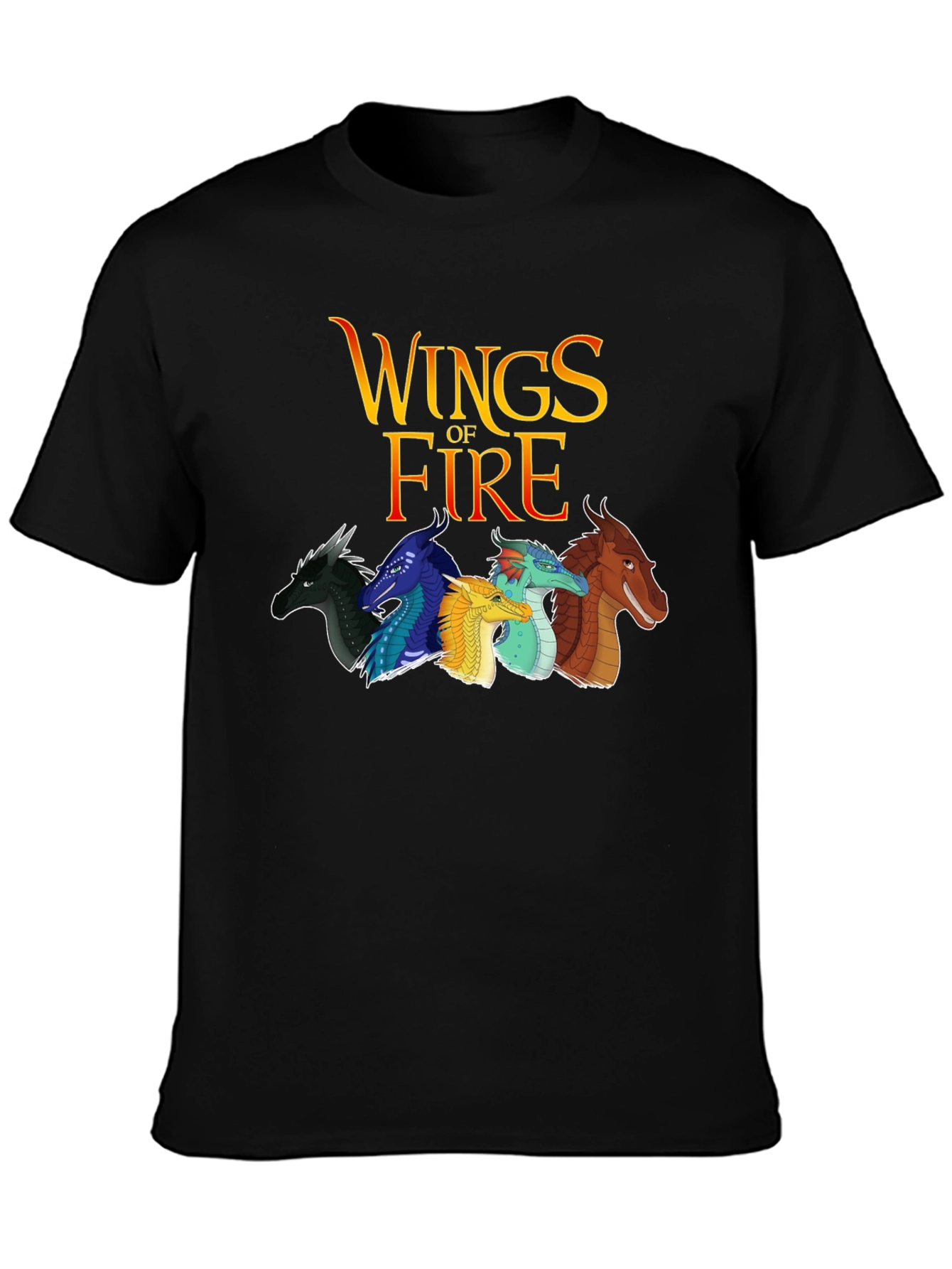 Wings of Fire Graphic Tee - Black