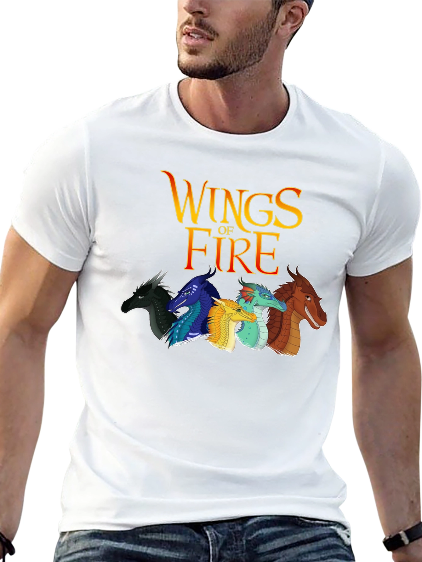 Wings of Fire Graphic Tee - Black