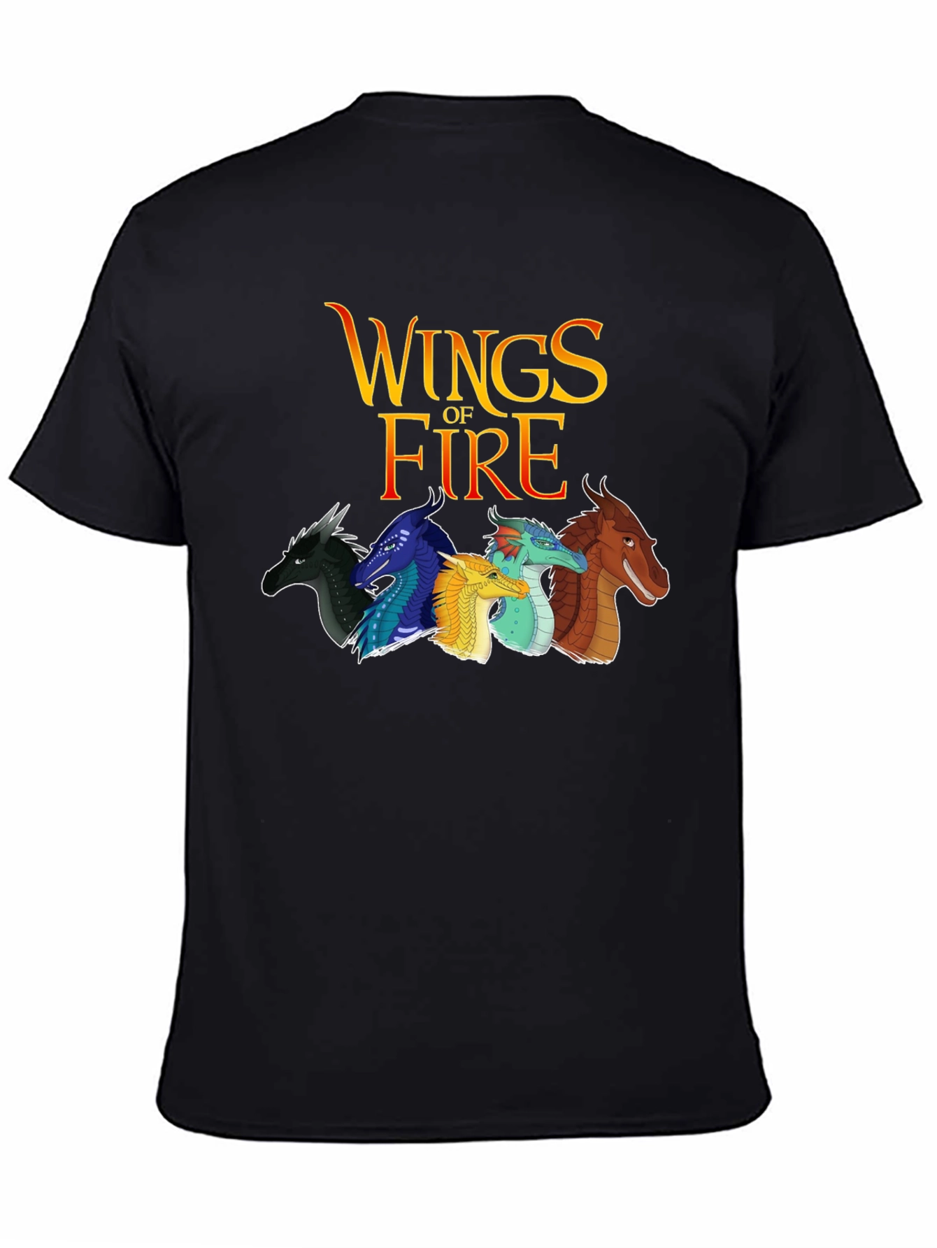 Wings of Fire Graphic Tee - Black