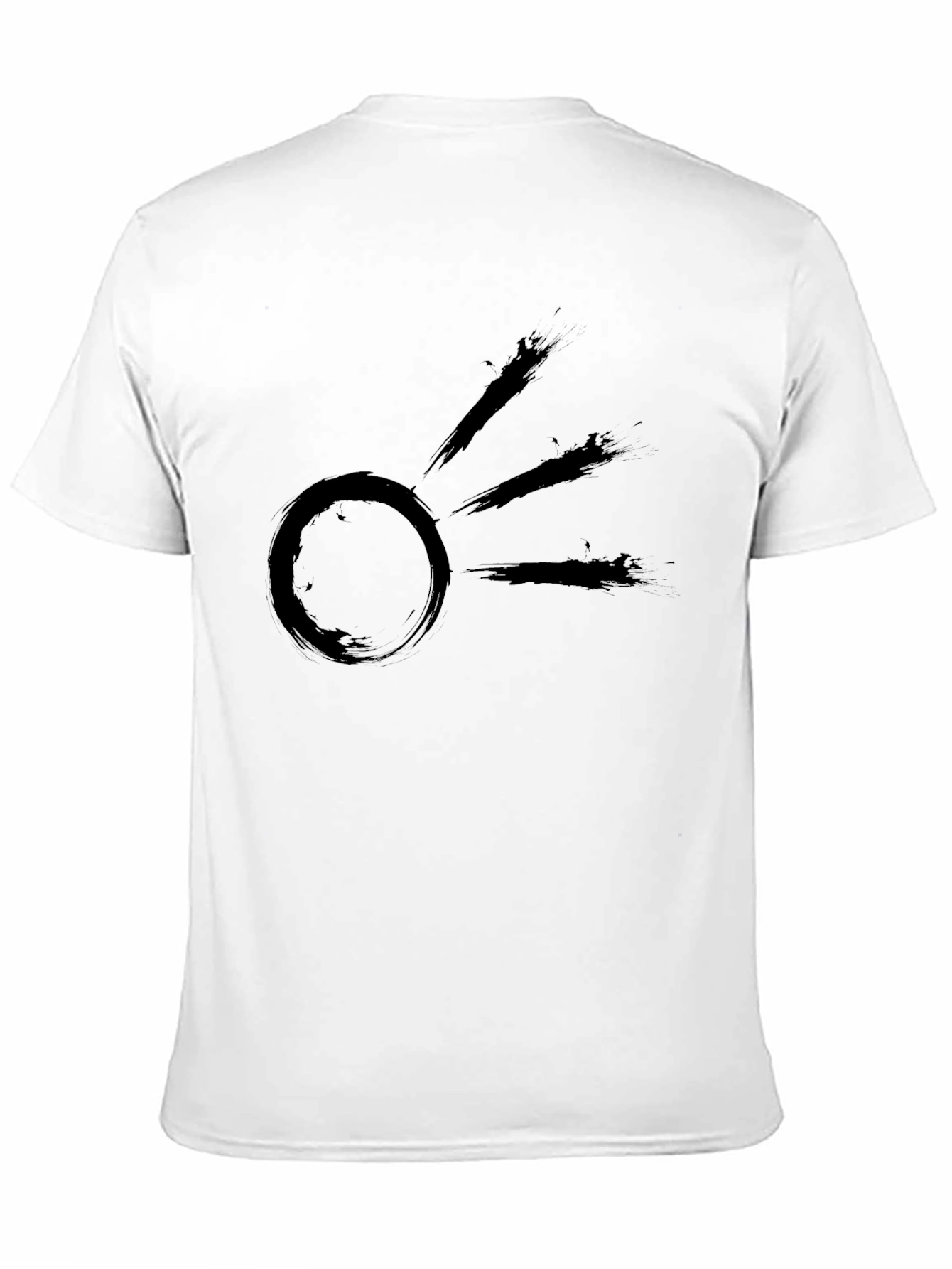 Zen Sun Black T-Shirt - Modern Graphic Tee