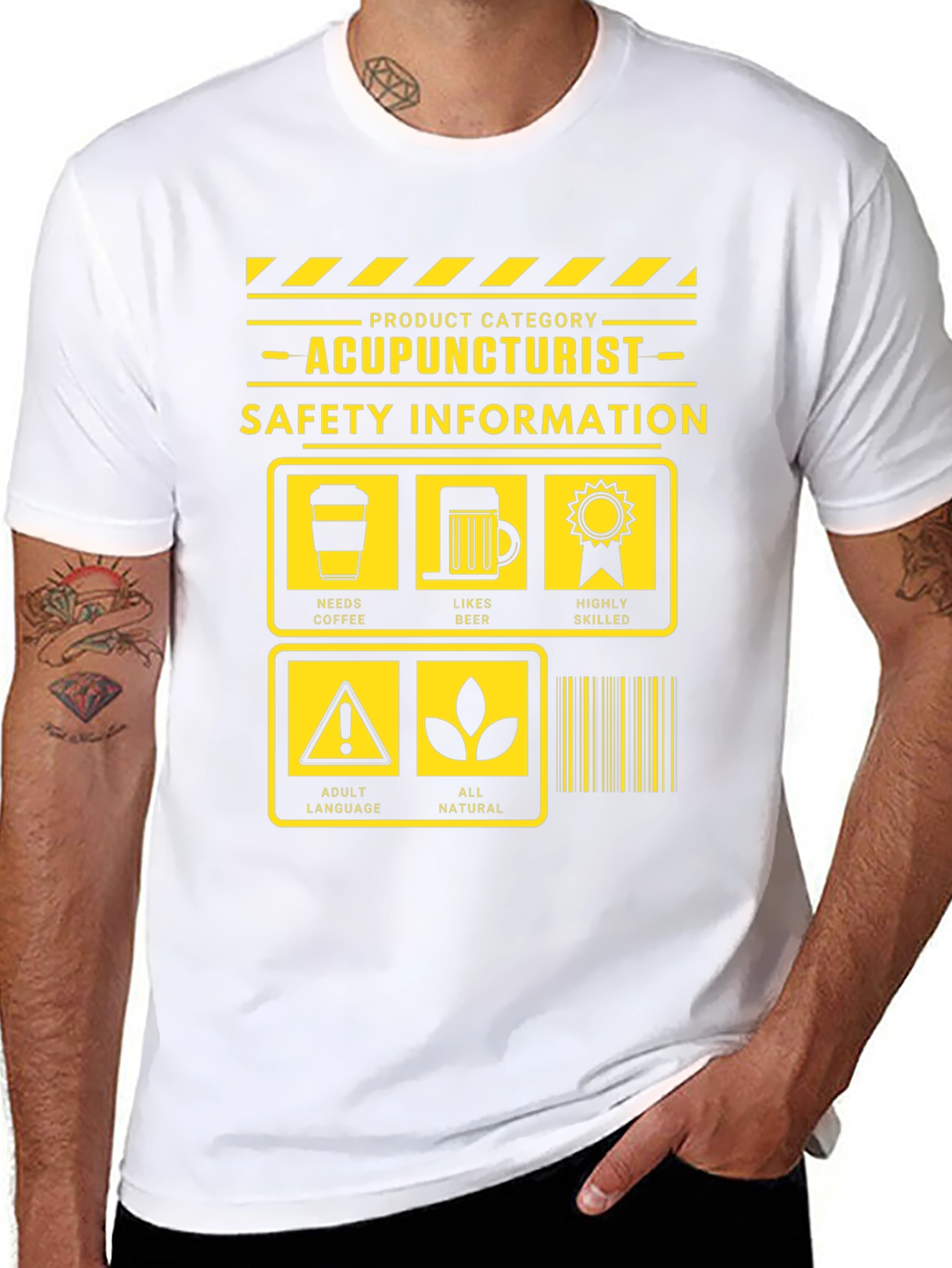 Acupuncturist Safety Information Graphic Tee