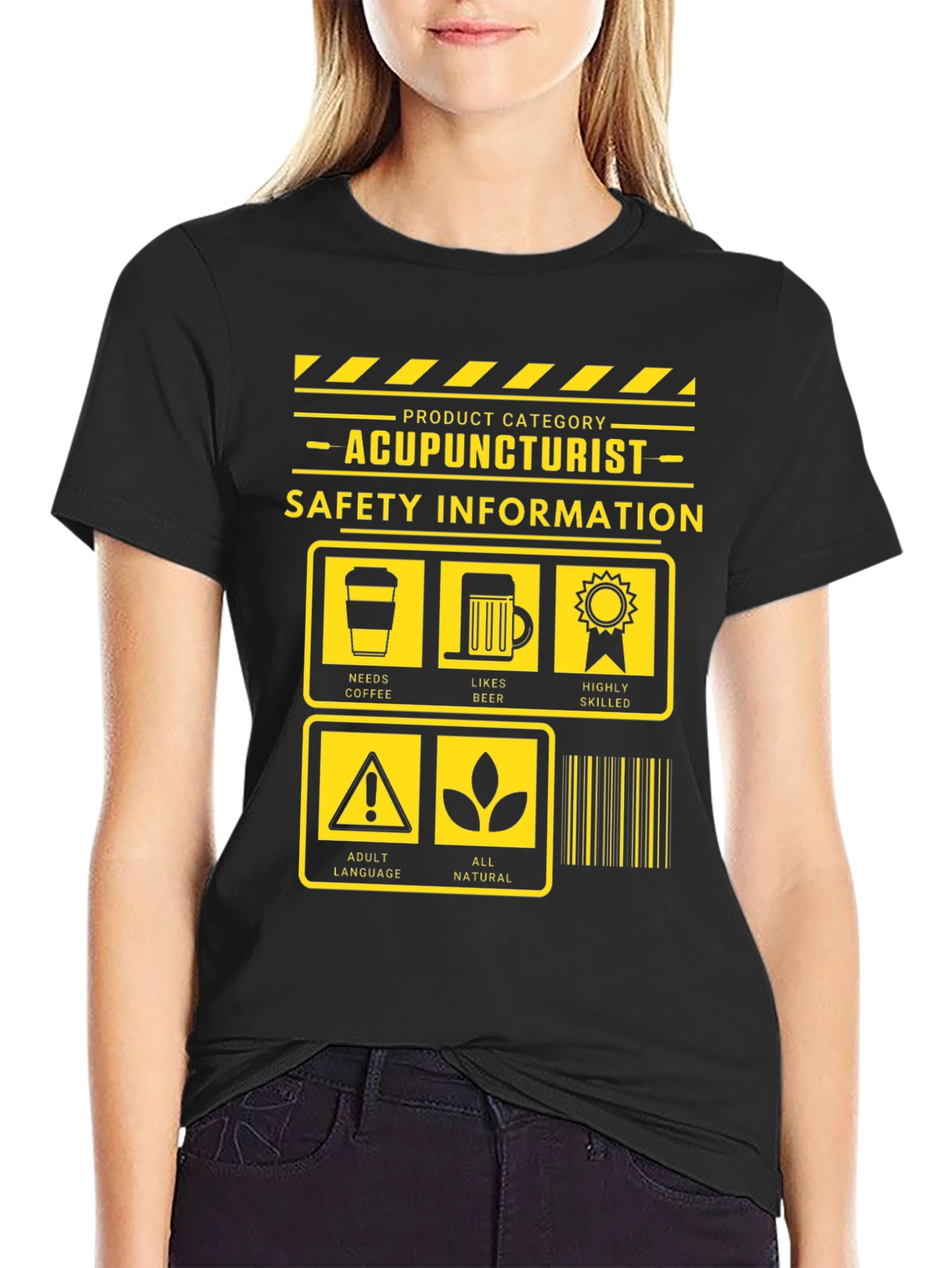 Acupuncturist Safety Information Graphic Tee