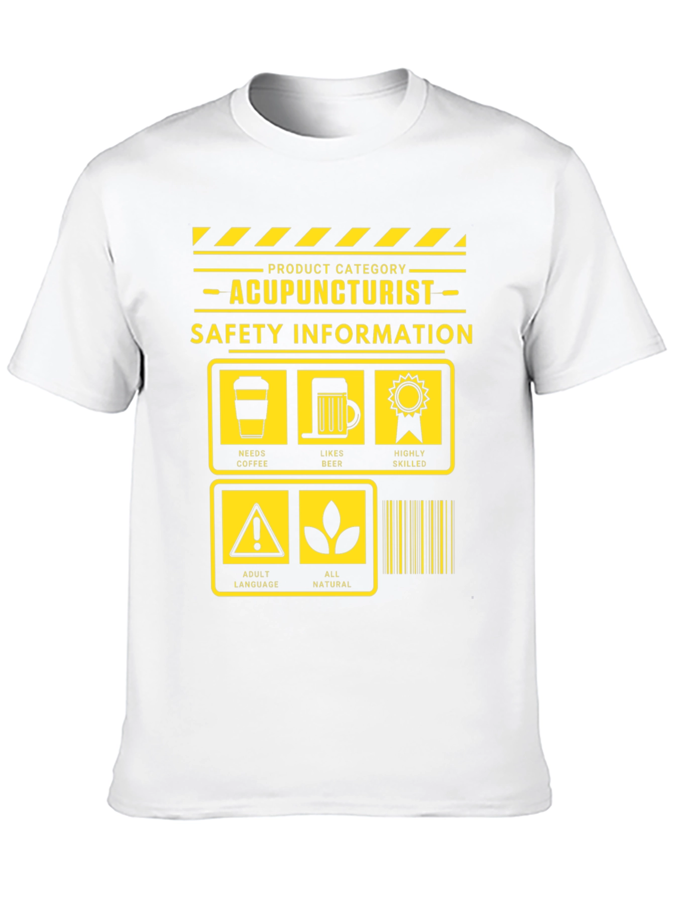 Acupuncturist Safety Information Graphic Tee