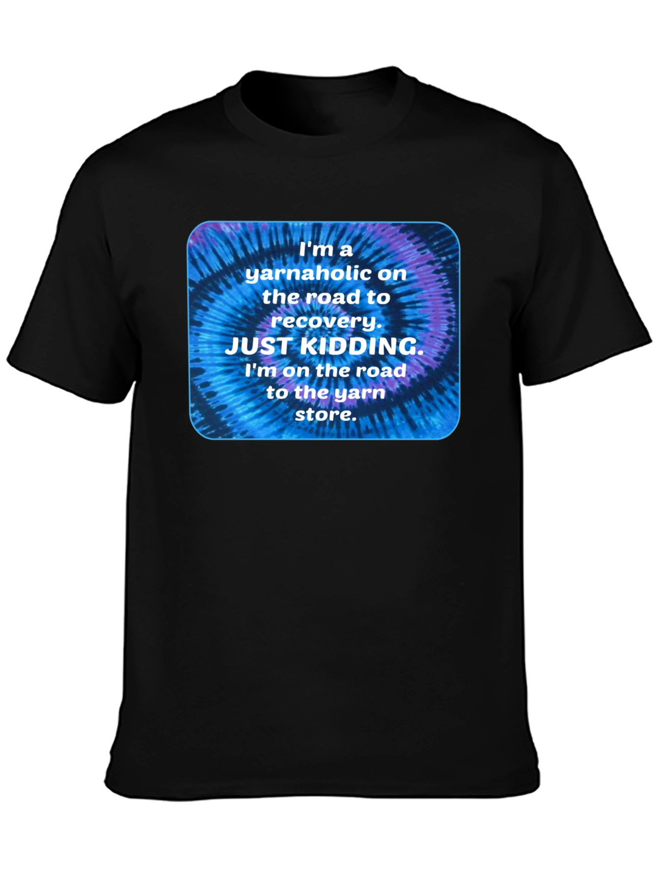 Yarnaholic T-Shirt: Funny Knitting Crochet Tee
