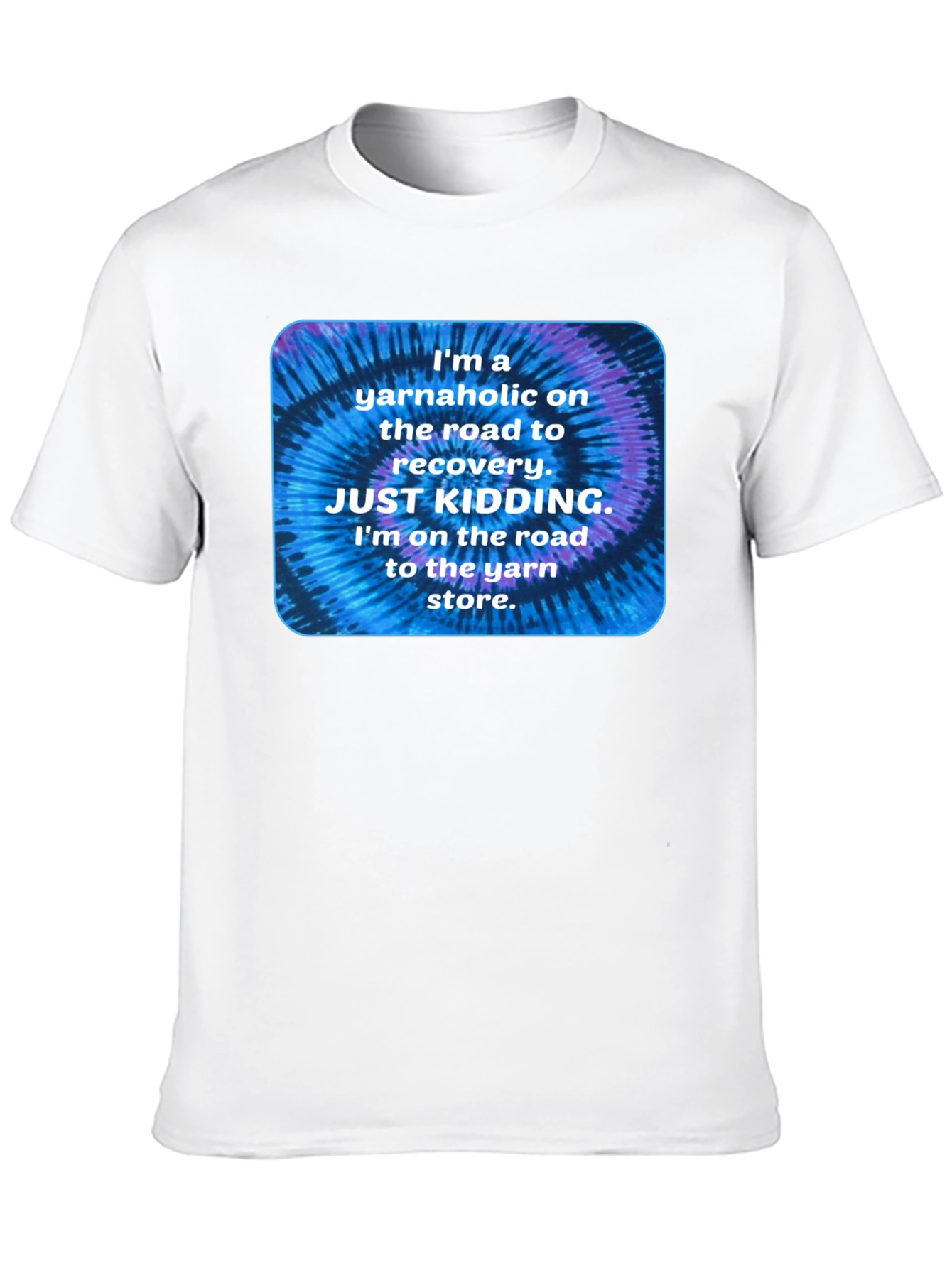 Yarnaholic T-Shirt: Funny Knitting Crochet Tee