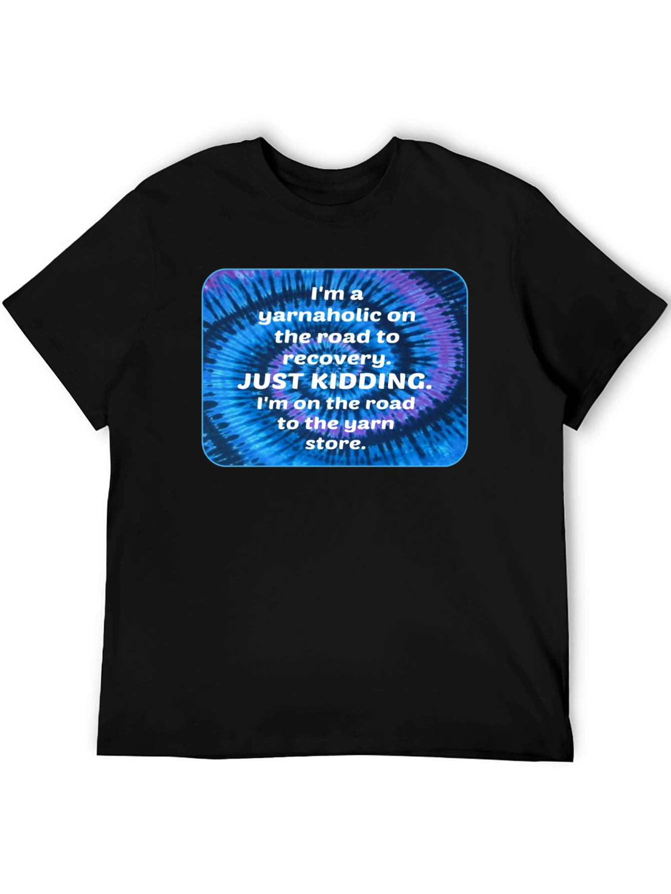 Yarnaholic T-Shirt: Funny Knitting Crochet Tee