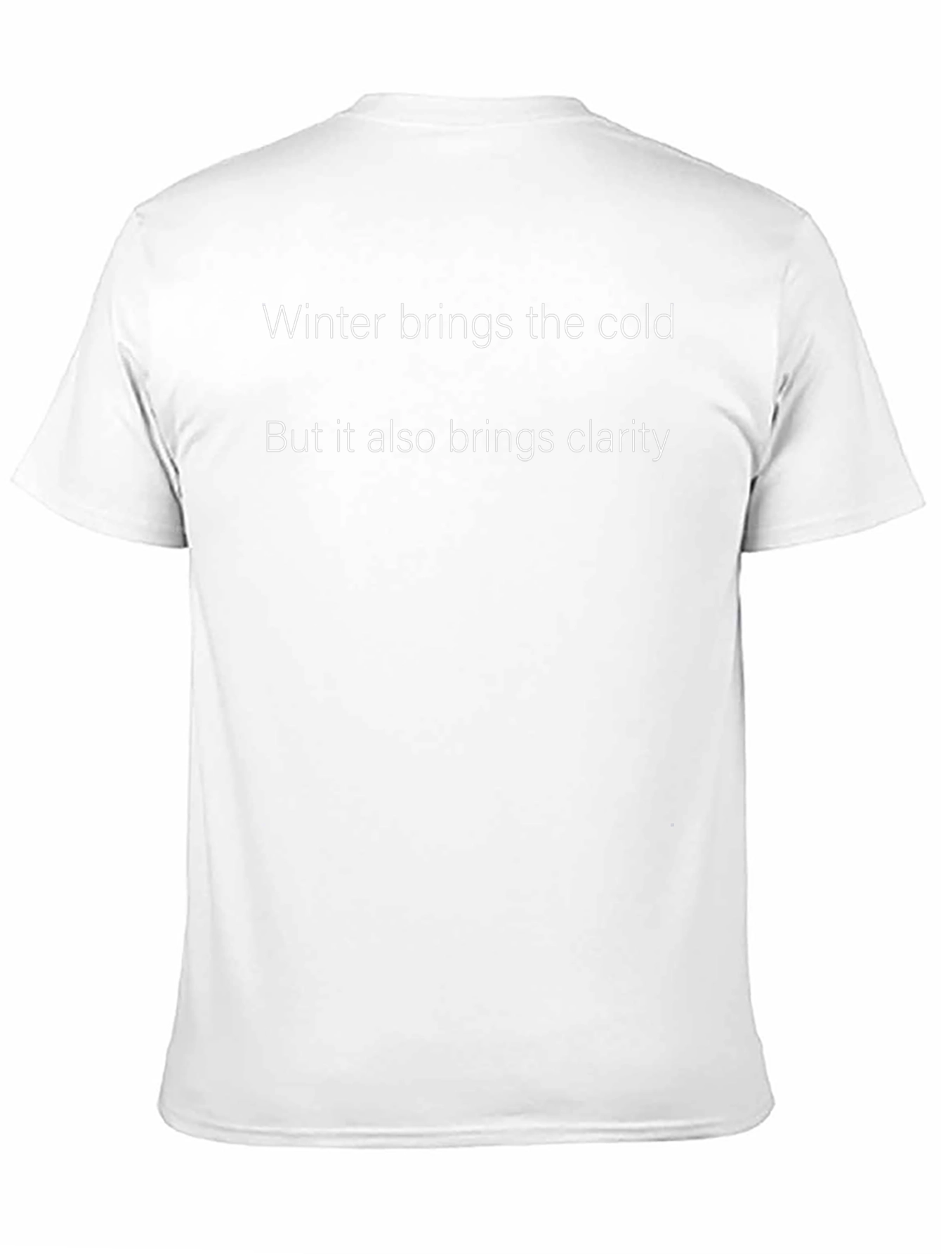 Winter Clarity Graphic Tee - Black