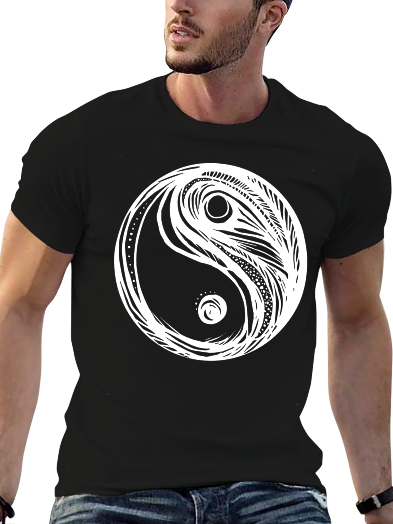 Yin Yang Graphic Tee - Stylish Comfort