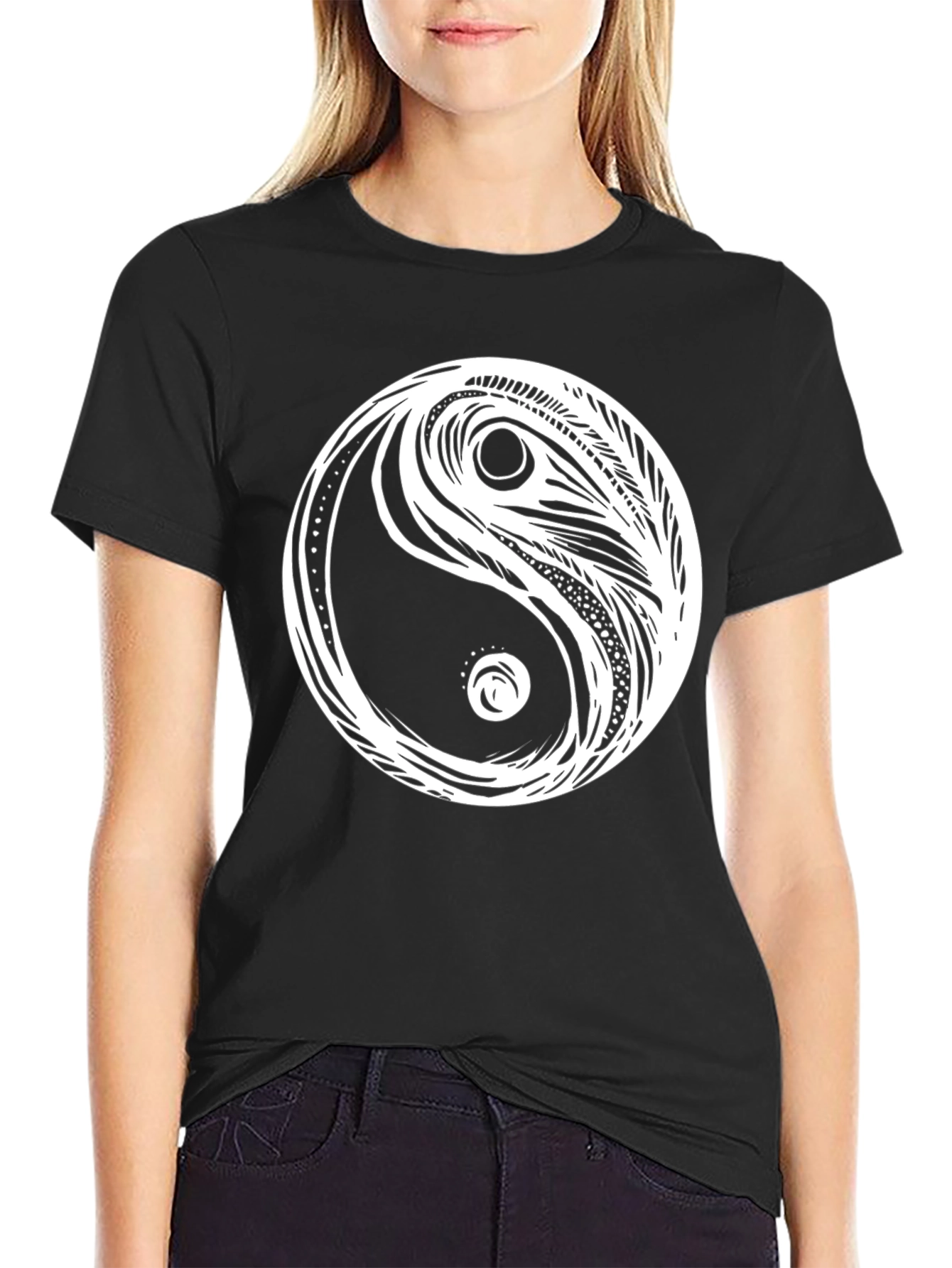 Yin Yang Graphic Tee - Stylish Comfort