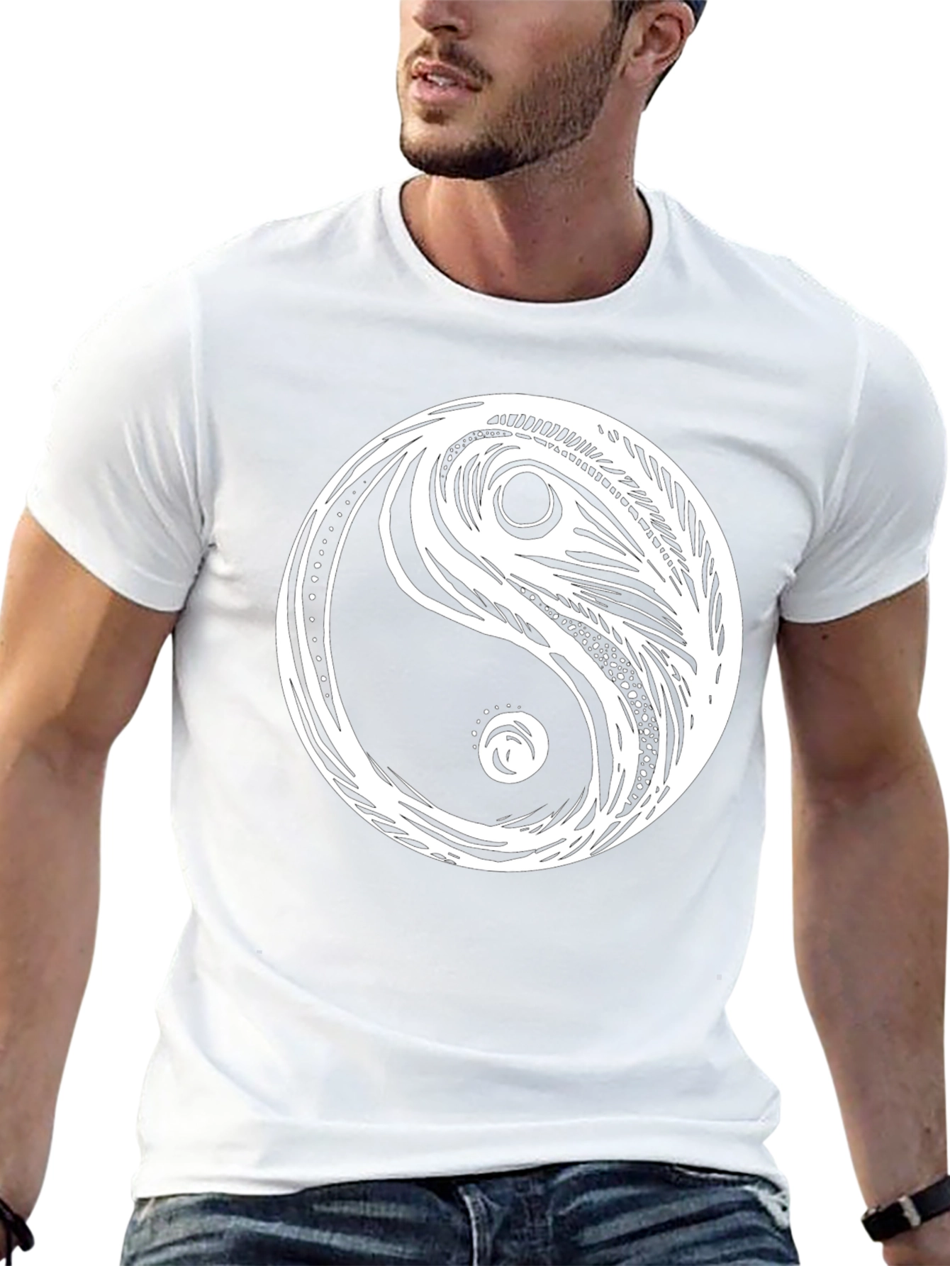 Yin Yang Graphic Tee - Stylish Comfort