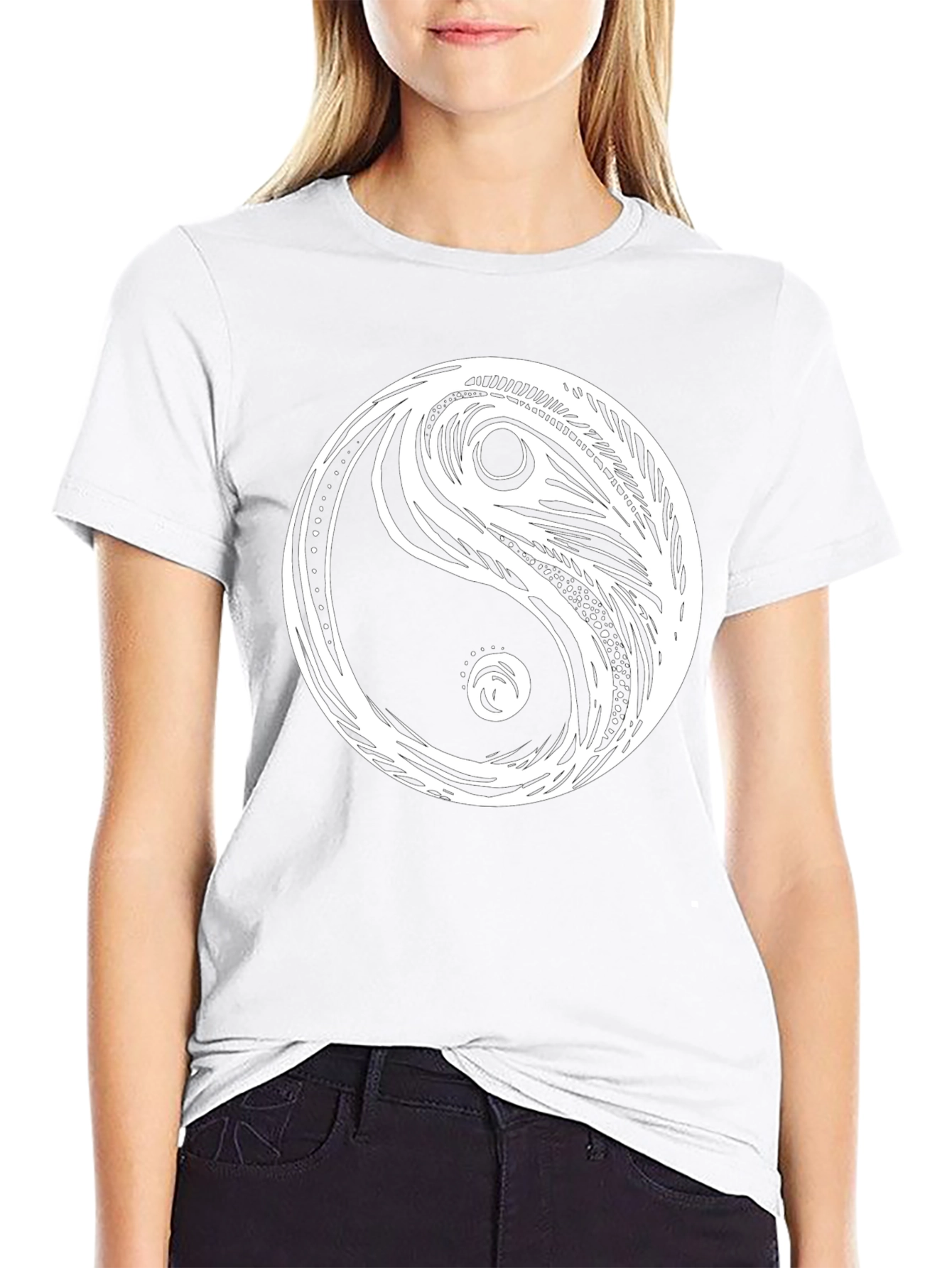 Yin Yang Graphic Tee - Stylish Comfort