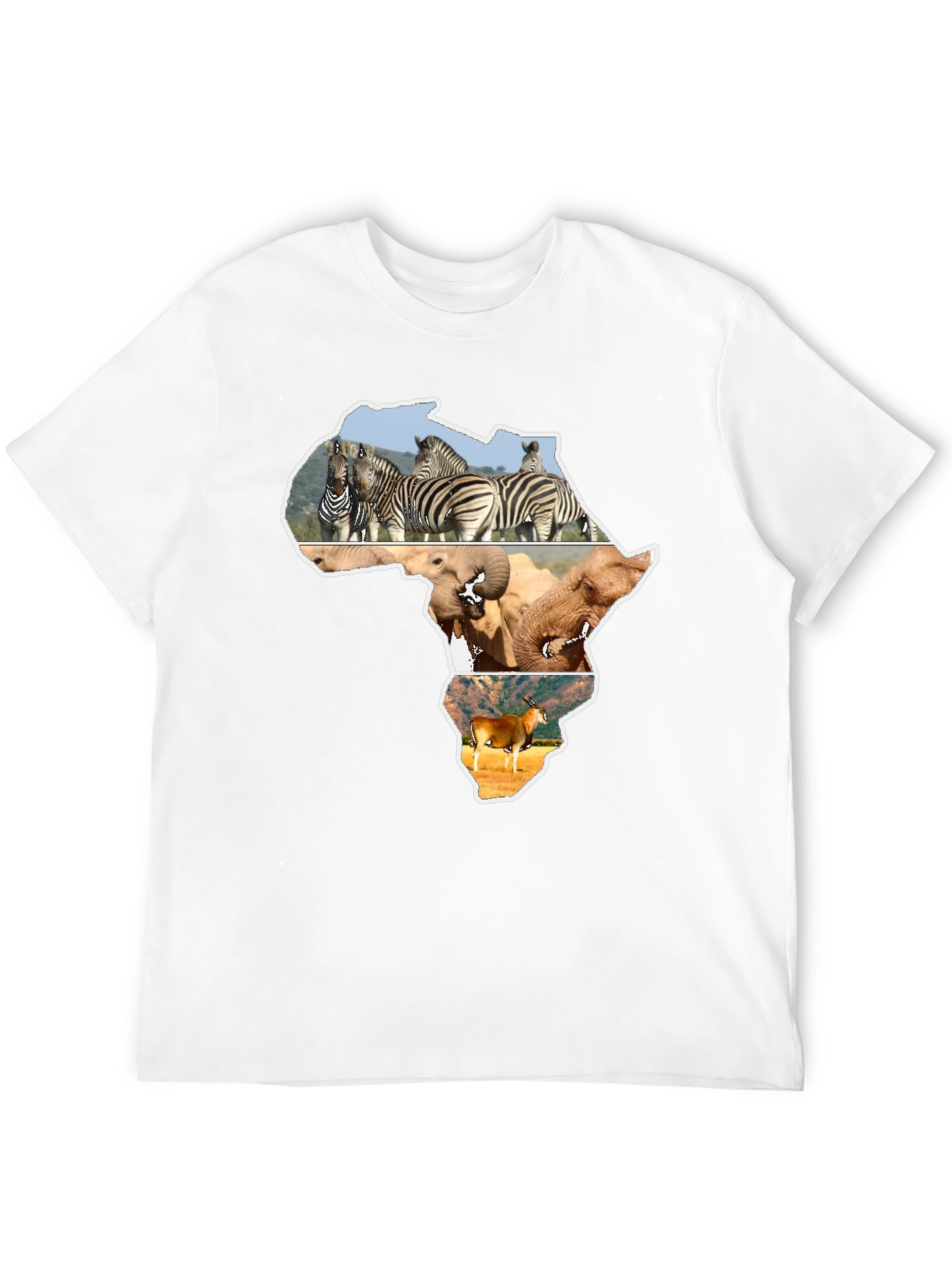 African Wildlife Continent T-Shirt