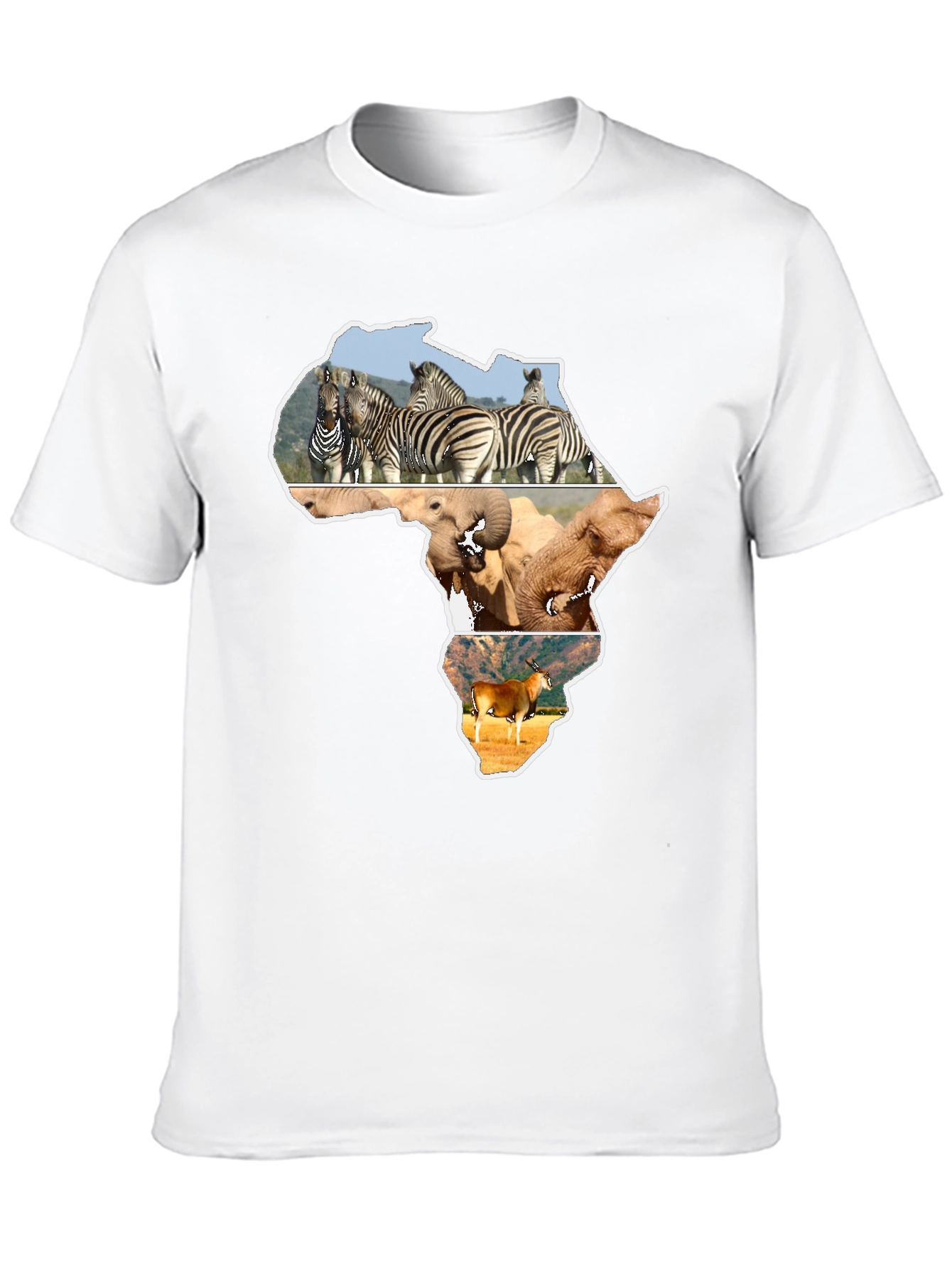 African Wildlife Continent T-Shirt