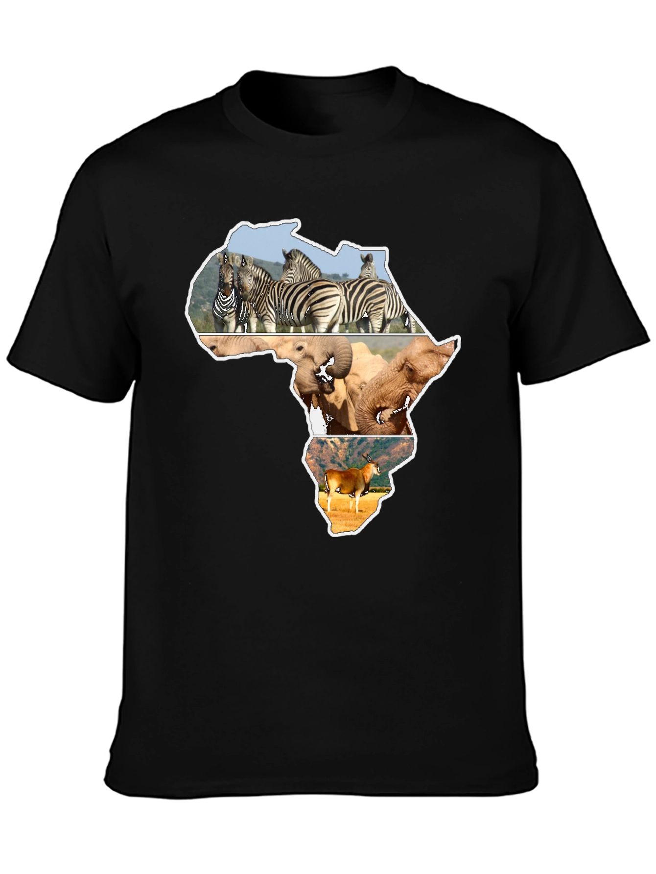African Wildlife Continent T-Shirt