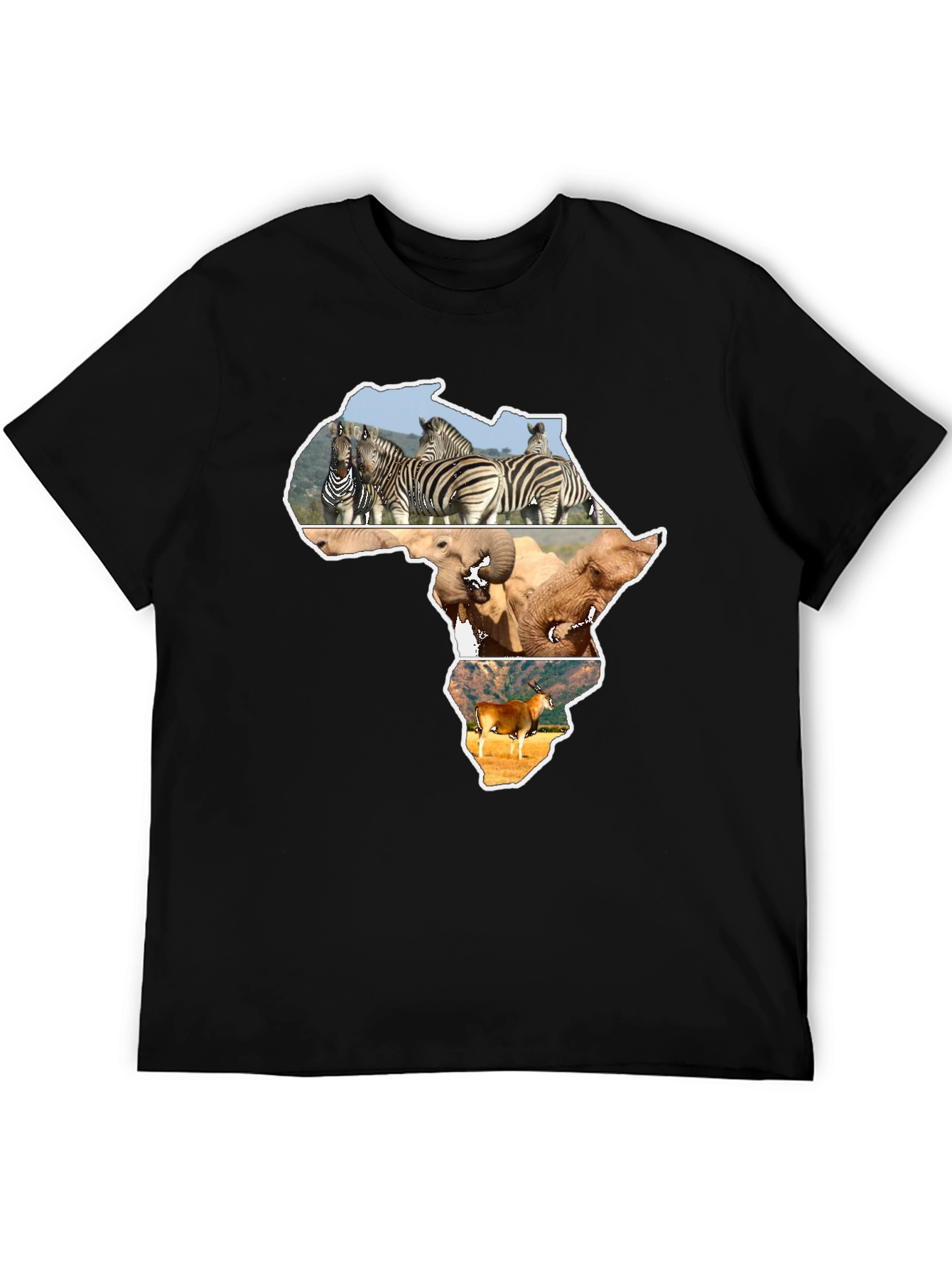 African Wildlife Continent T-Shirt