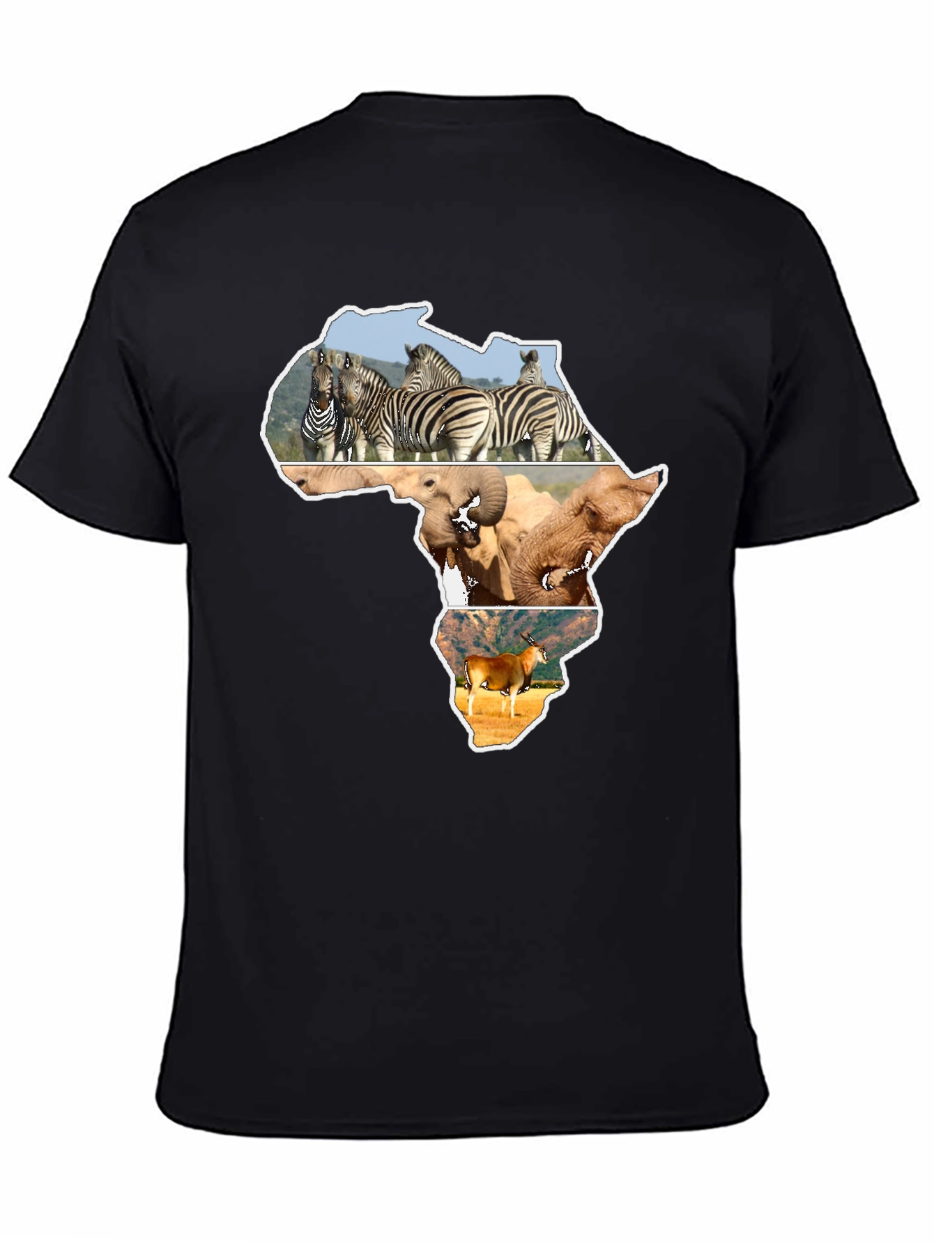 African Wildlife Continent T-Shirt