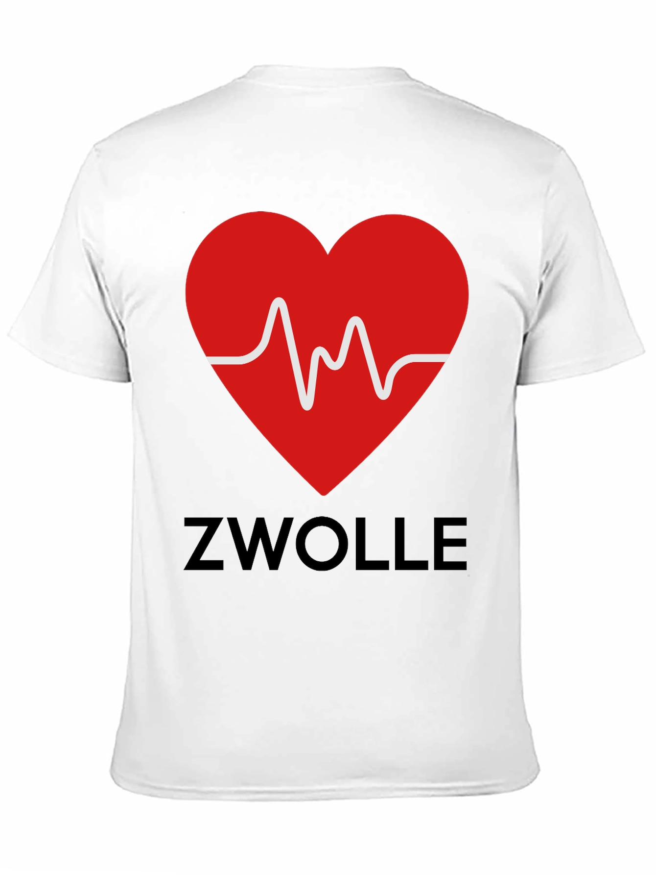 Zwolle Heartbeat T-Shirt - Stylish City Pride Tee