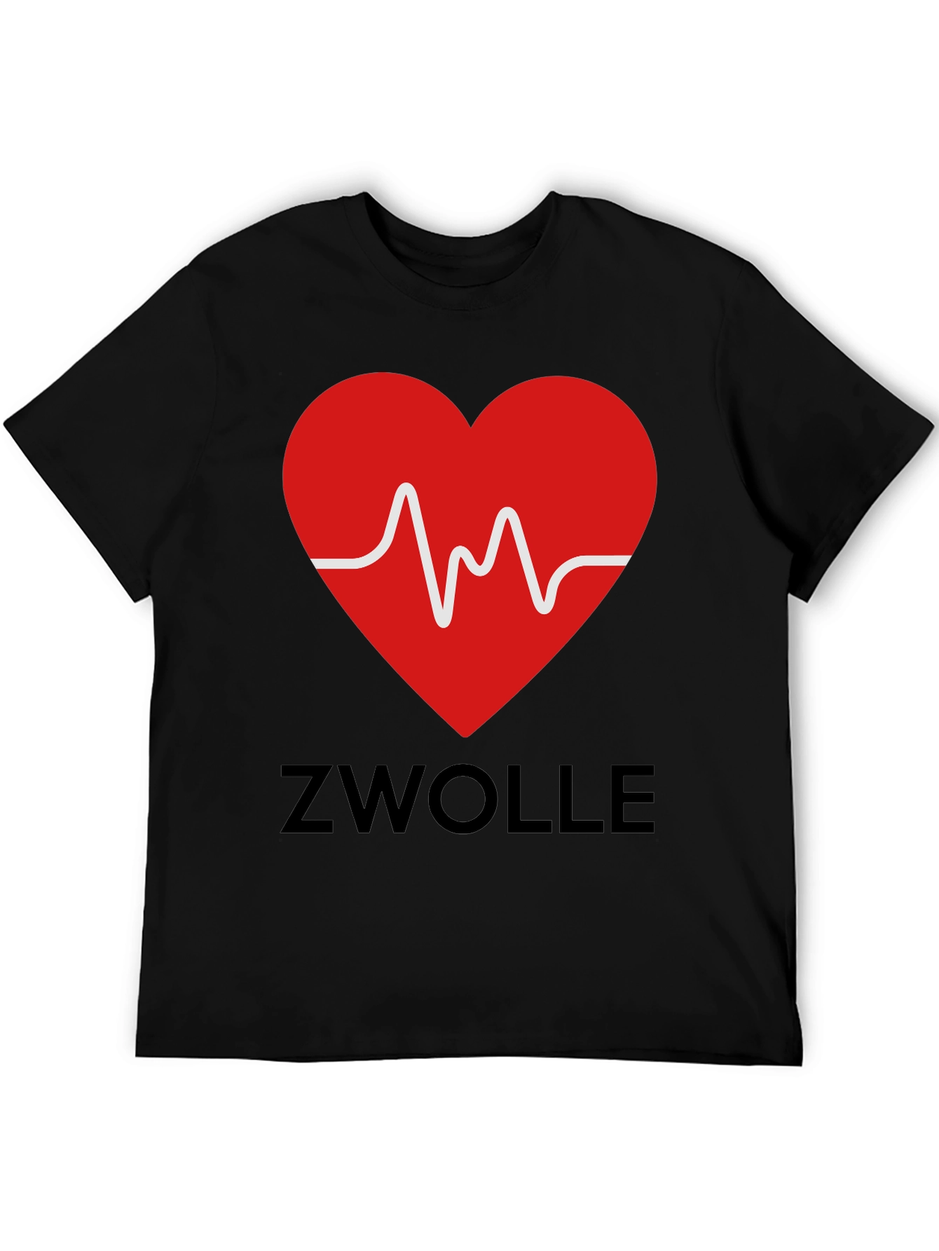 Zwolle Heartbeat T-Shirt - Stylish City Pride Tee