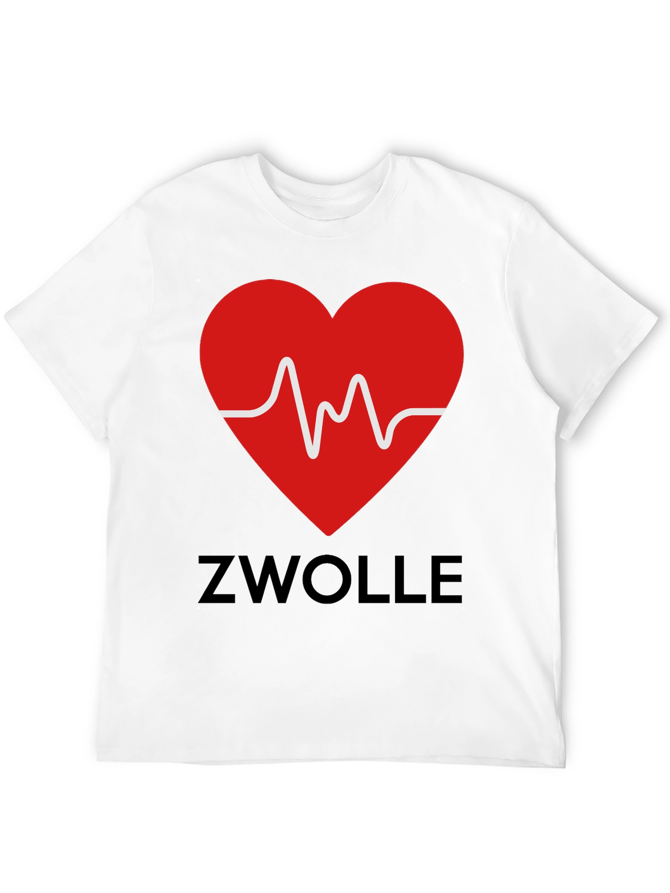 Zwolle Heartbeat T-Shirt - Stylish City Pride Tee