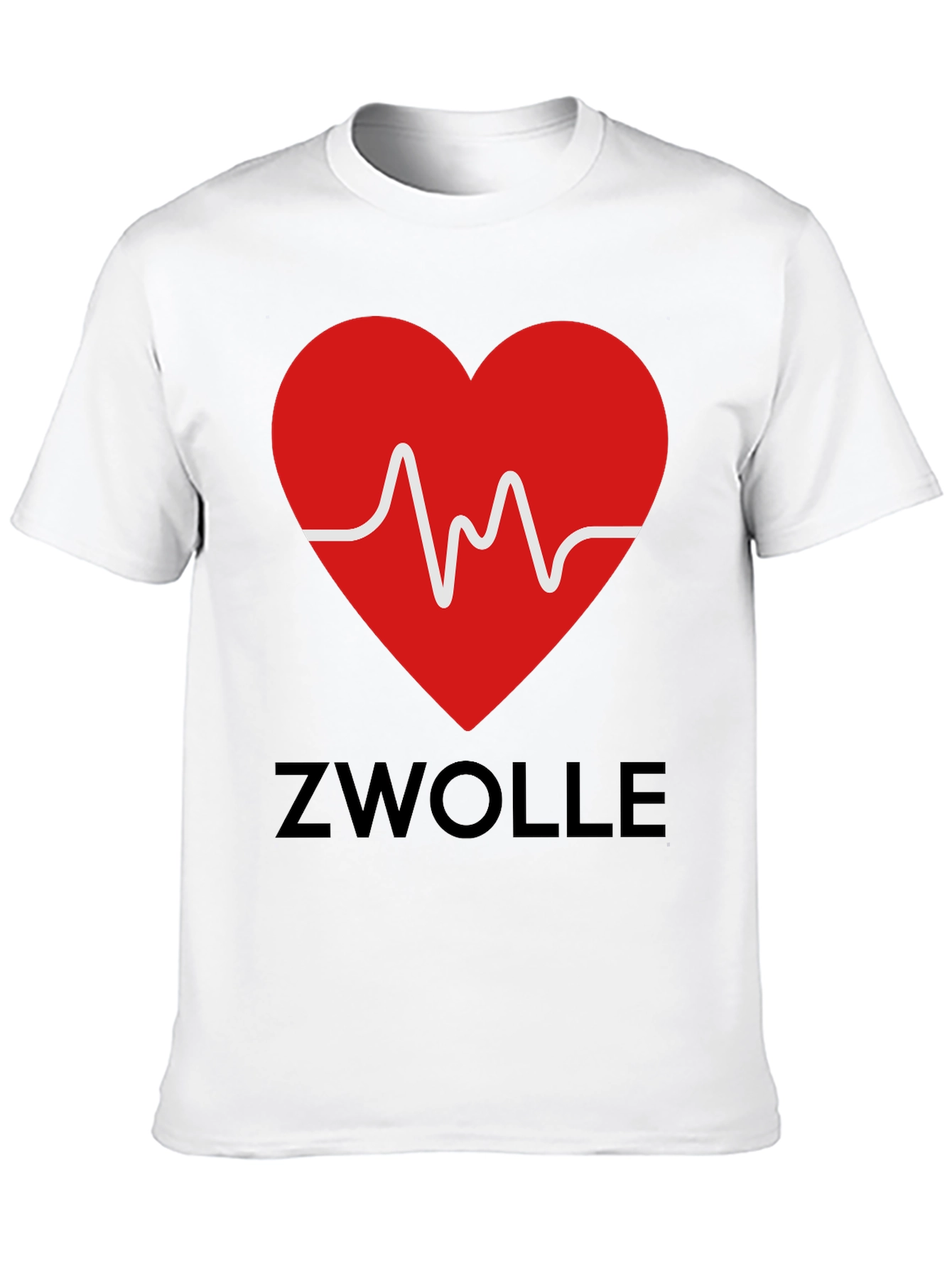 Zwolle Heartbeat T-Shirt - Stylish City Pride Tee