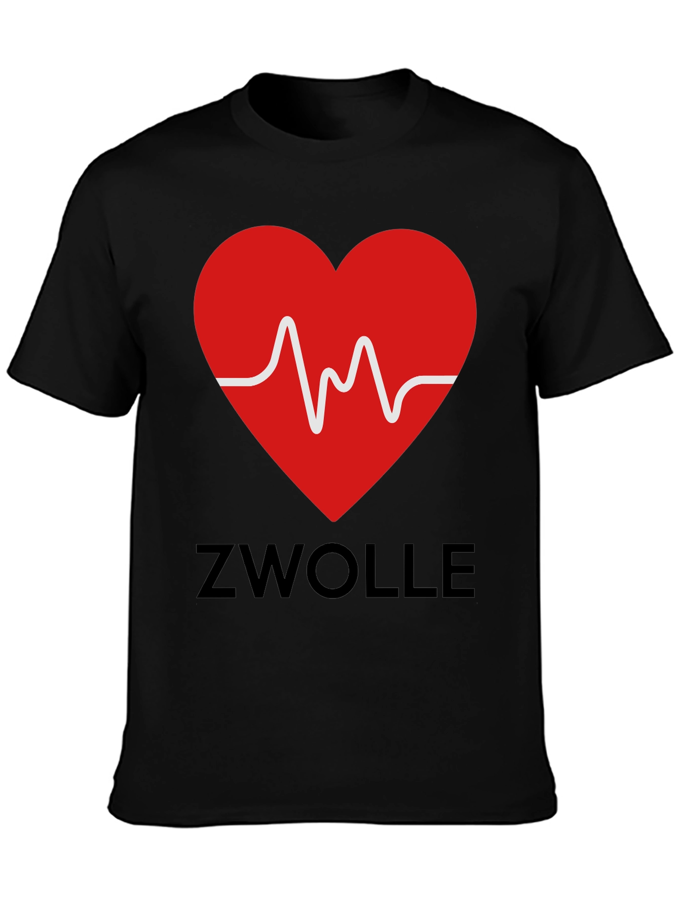 Zwolle Heartbeat T-Shirt - Stylish City Pride Tee