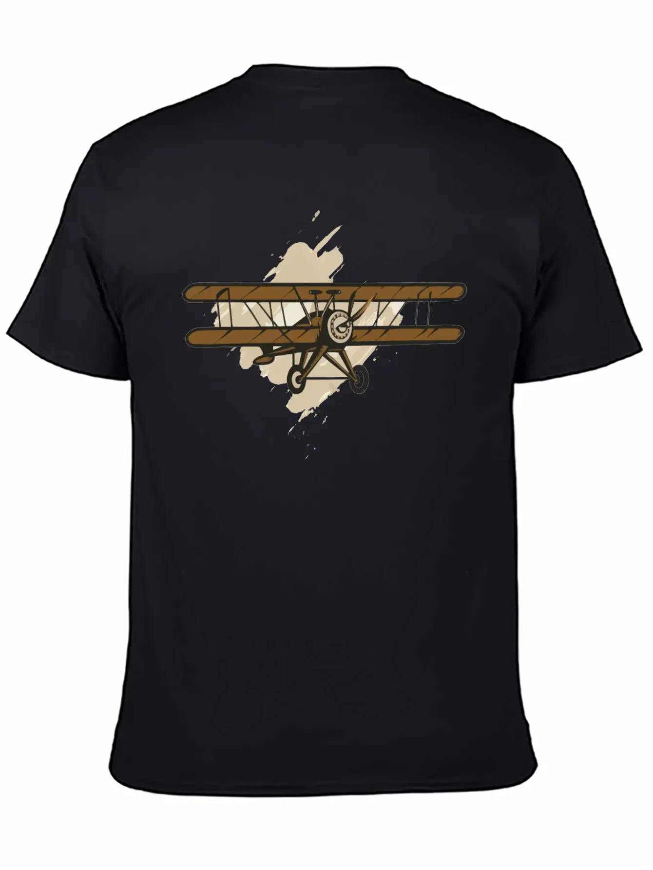 A Classic Biplane Timeless Short Sleeve Tee – Comfy And Minimalist Design