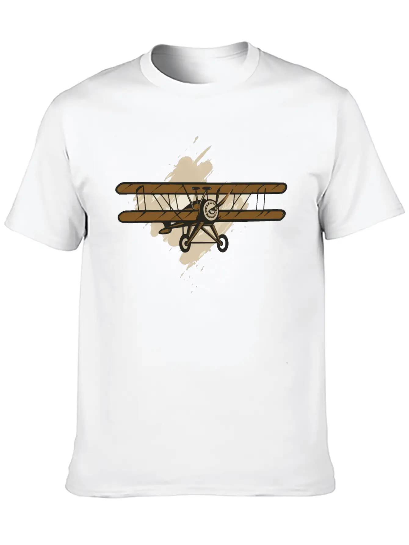 A Classic Biplane Timeless Short Sleeve Tee – Comfy And Minimalist Design