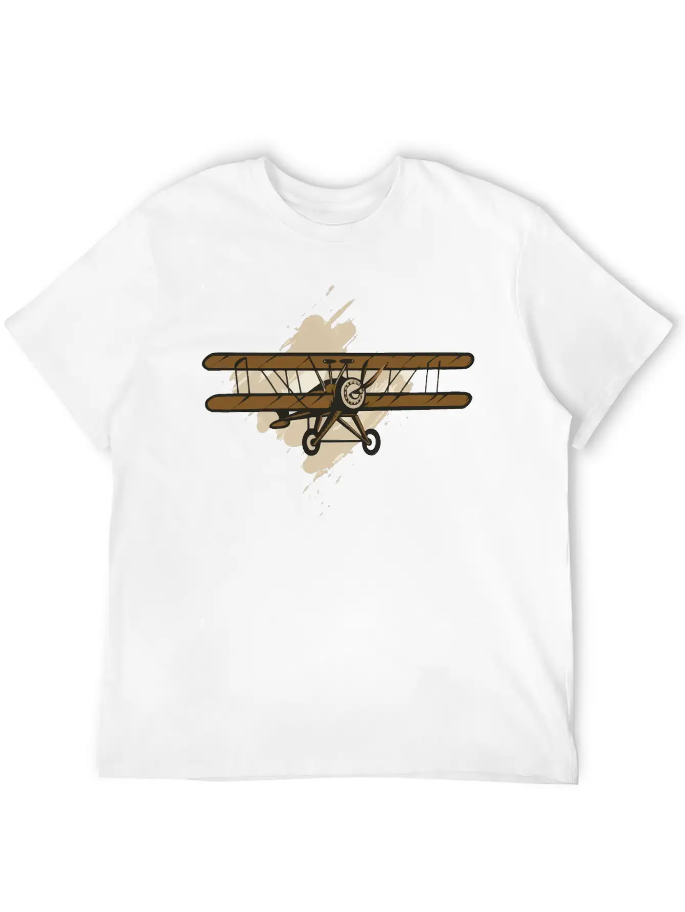 A Classic Biplane Timeless Short Sleeve Tee – Comfy And Minimalist Design