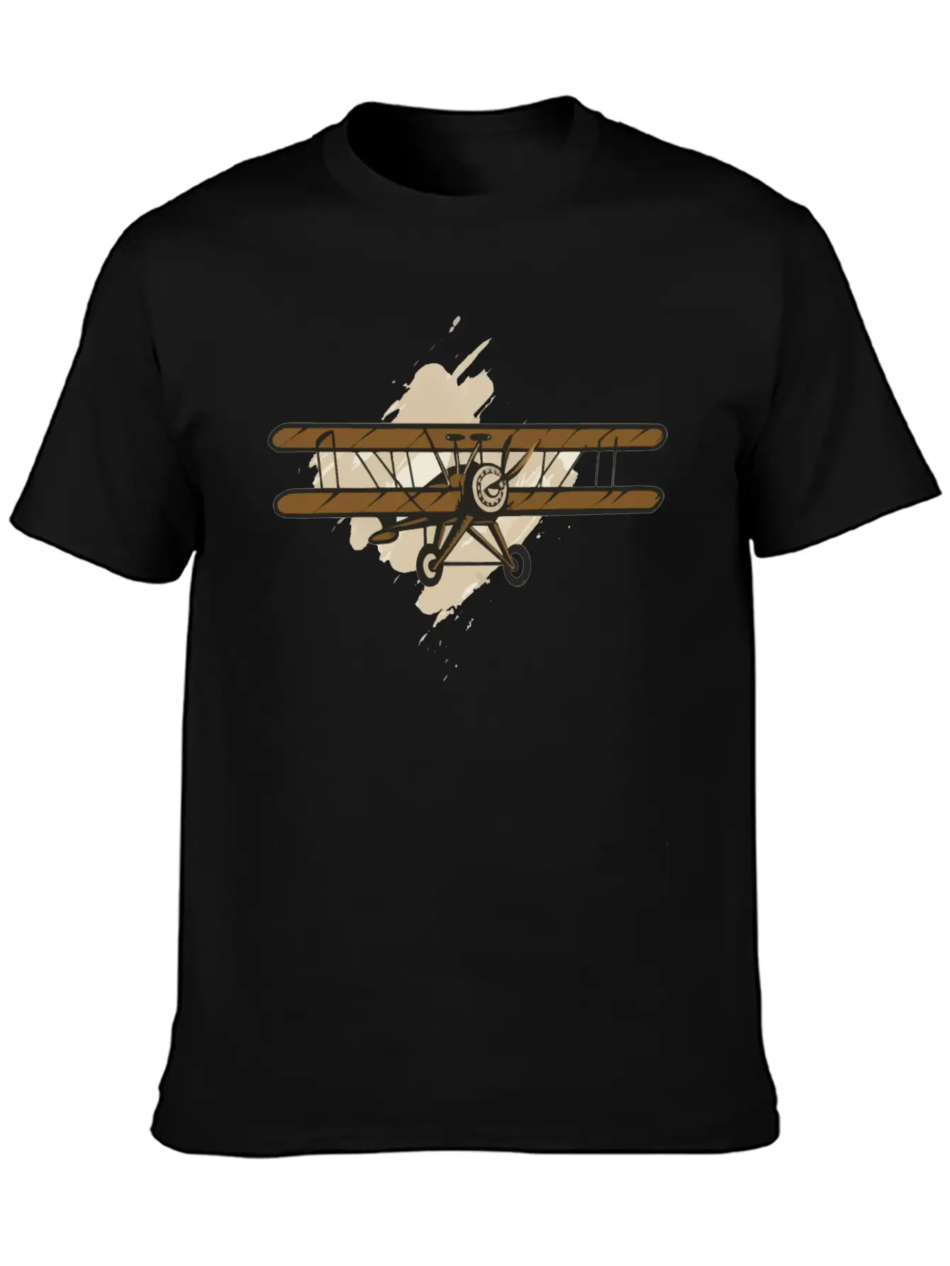A Classic Biplane Timeless Short Sleeve Tee – Comfy And Minimalist Design