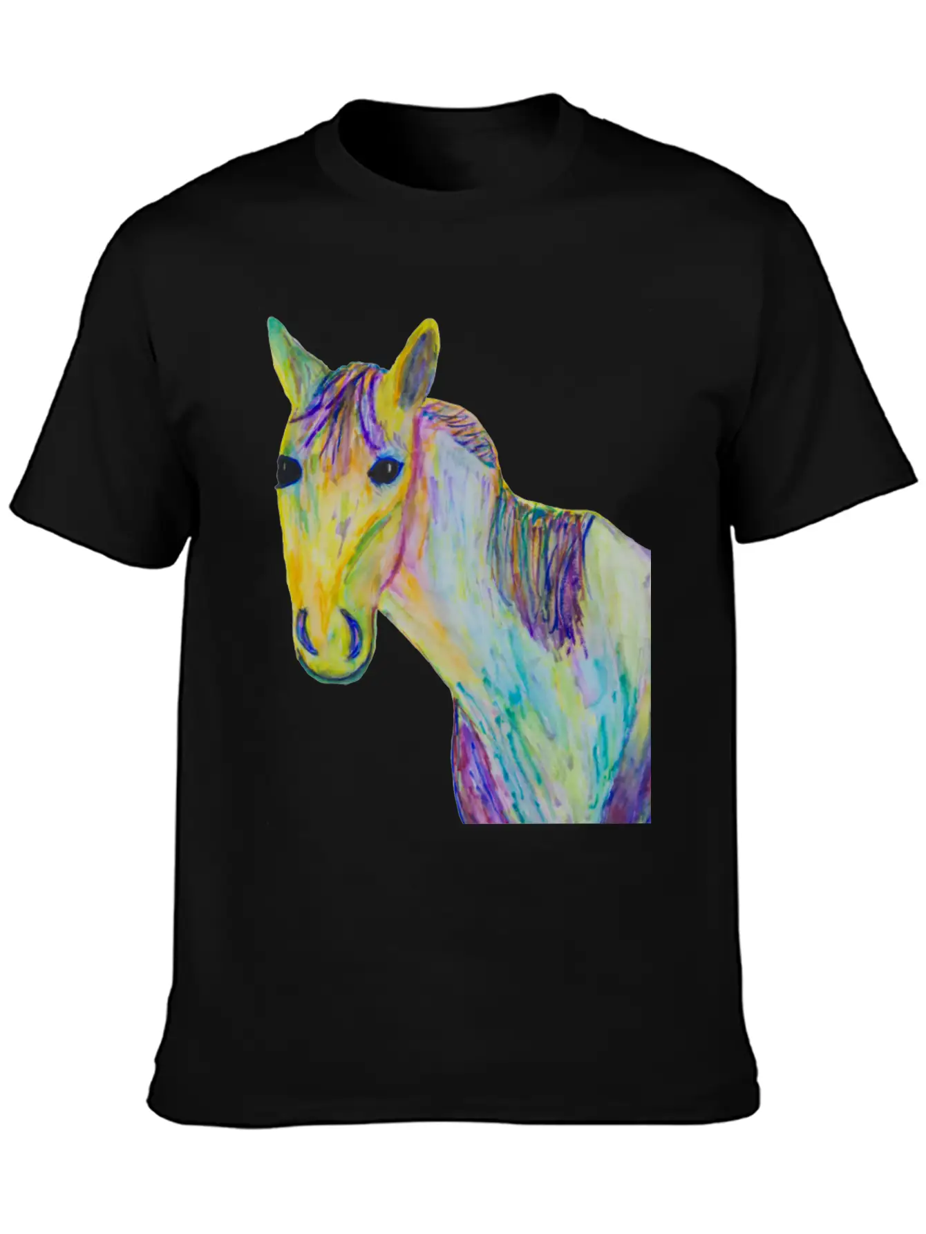 A Horse Of A Different Color Casual Graphic T-Shirt – Simple And Comfortable Daily Wear