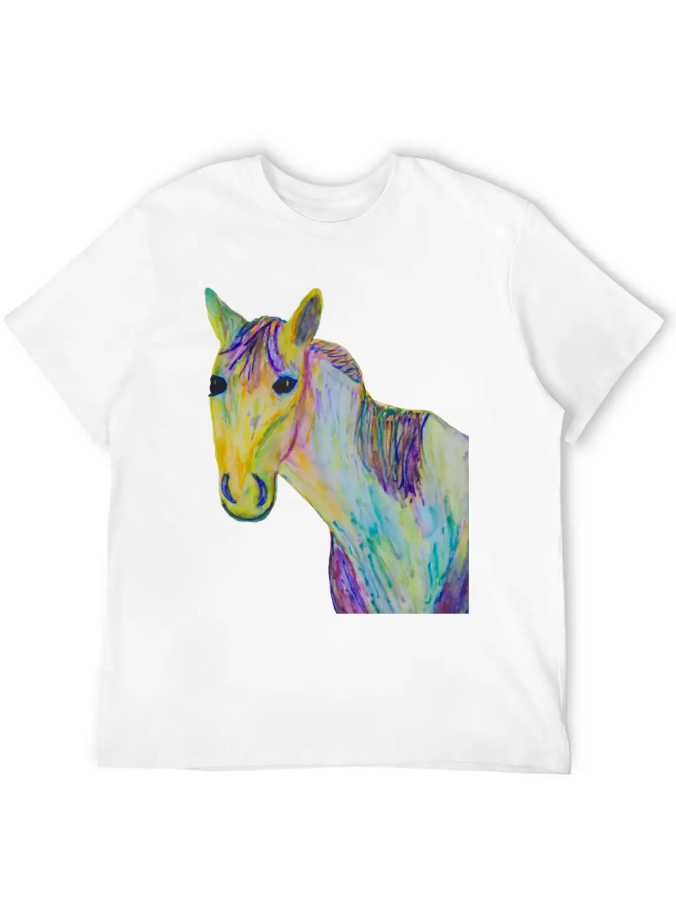 A Horse Of A Different Color Casual Graphic T-Shirt – Simple And Comfortable Daily Wear