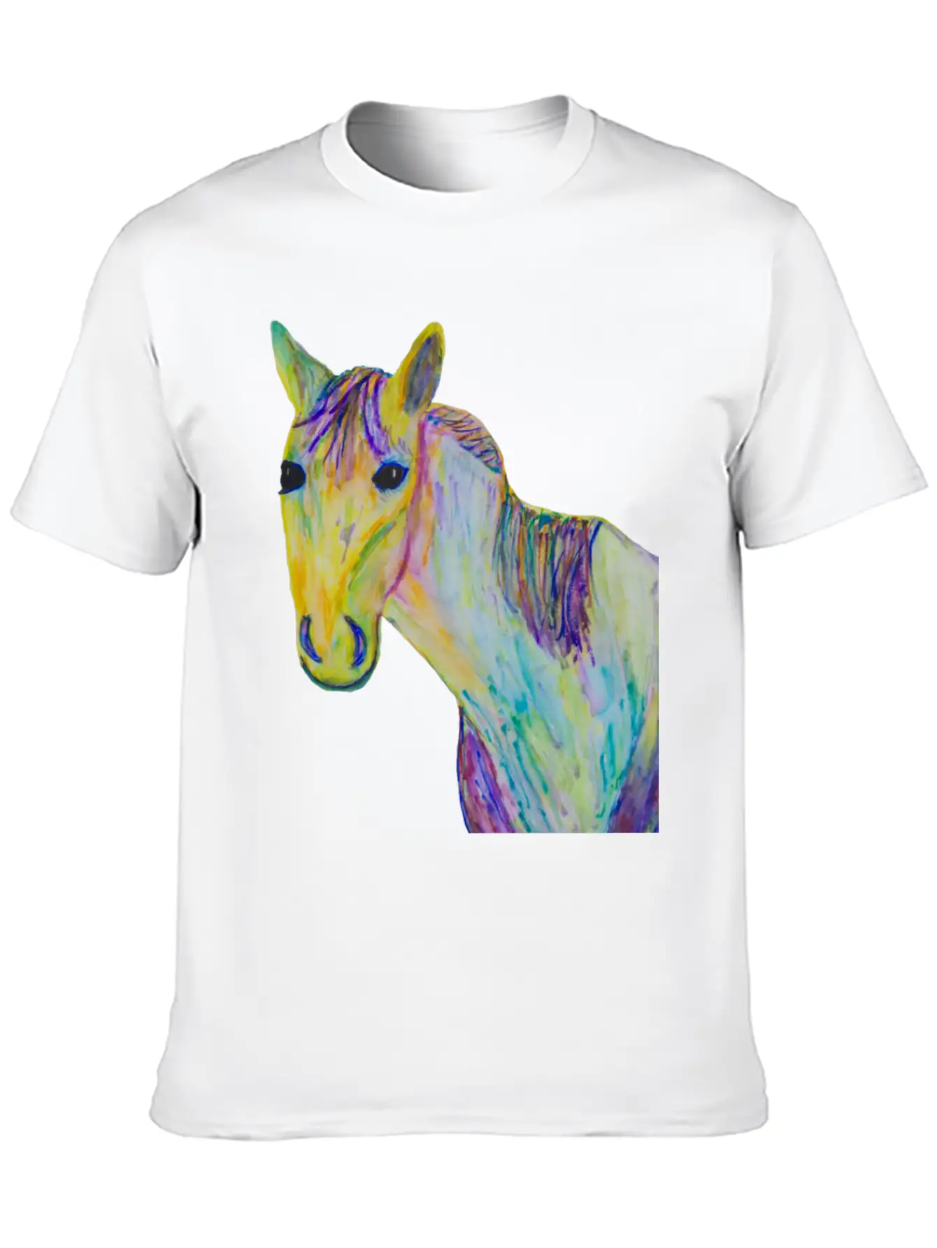 A Horse Of A Different Color Casual Graphic T-Shirt – Simple And Comfortable Daily Wear