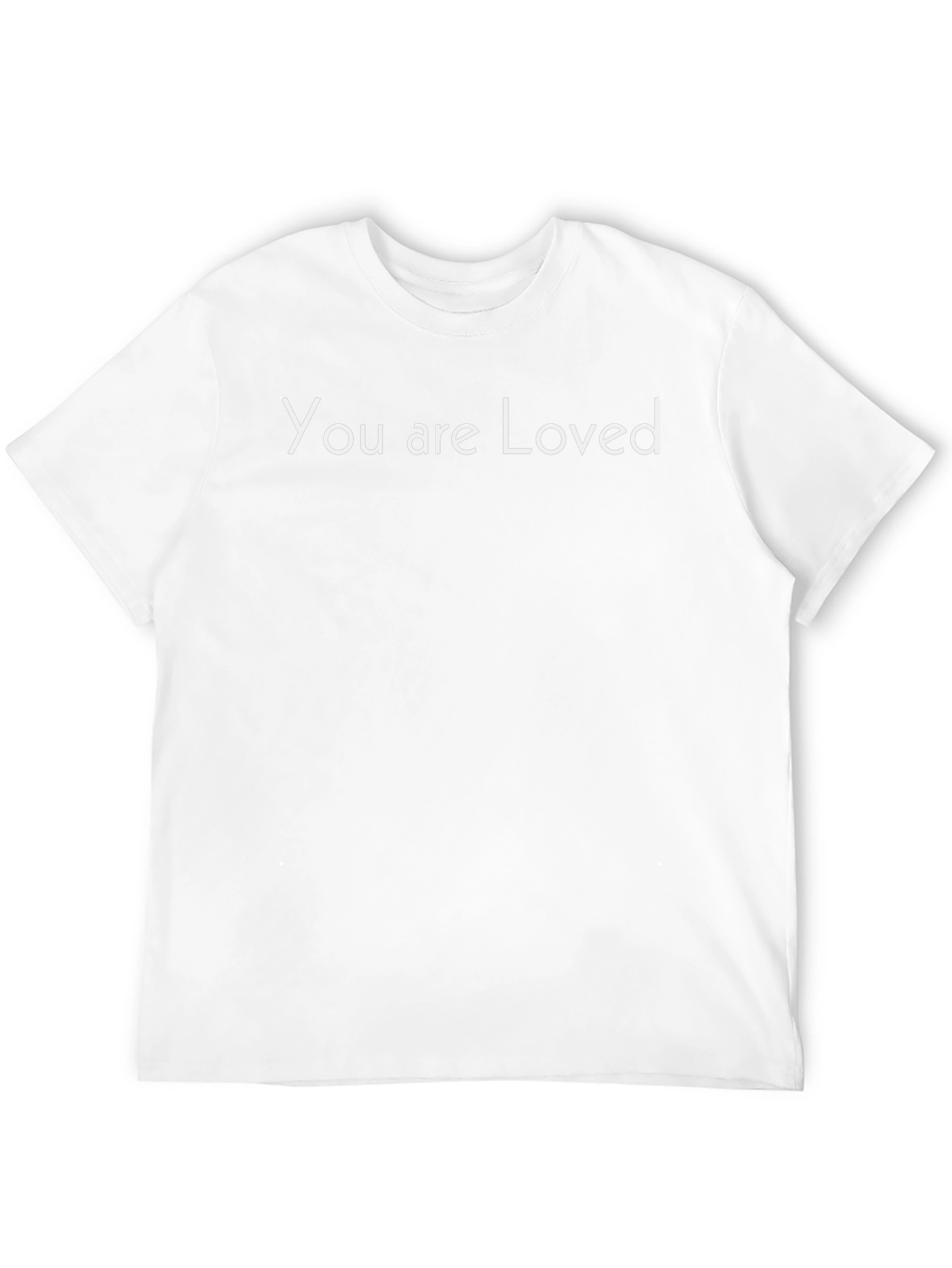 You Are Loved Graphic Tee - Black