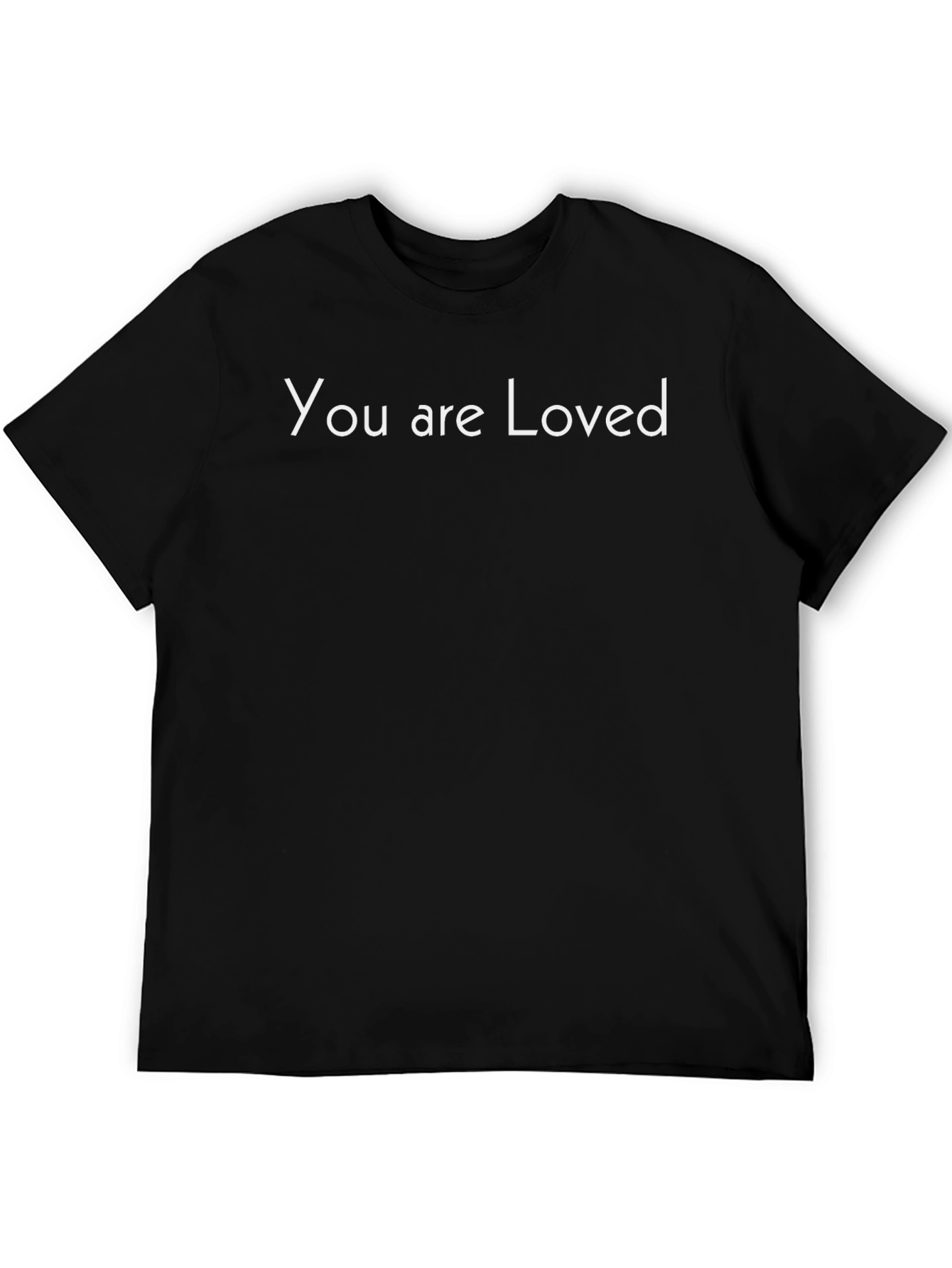 You Are Loved Graphic Tee - Black
