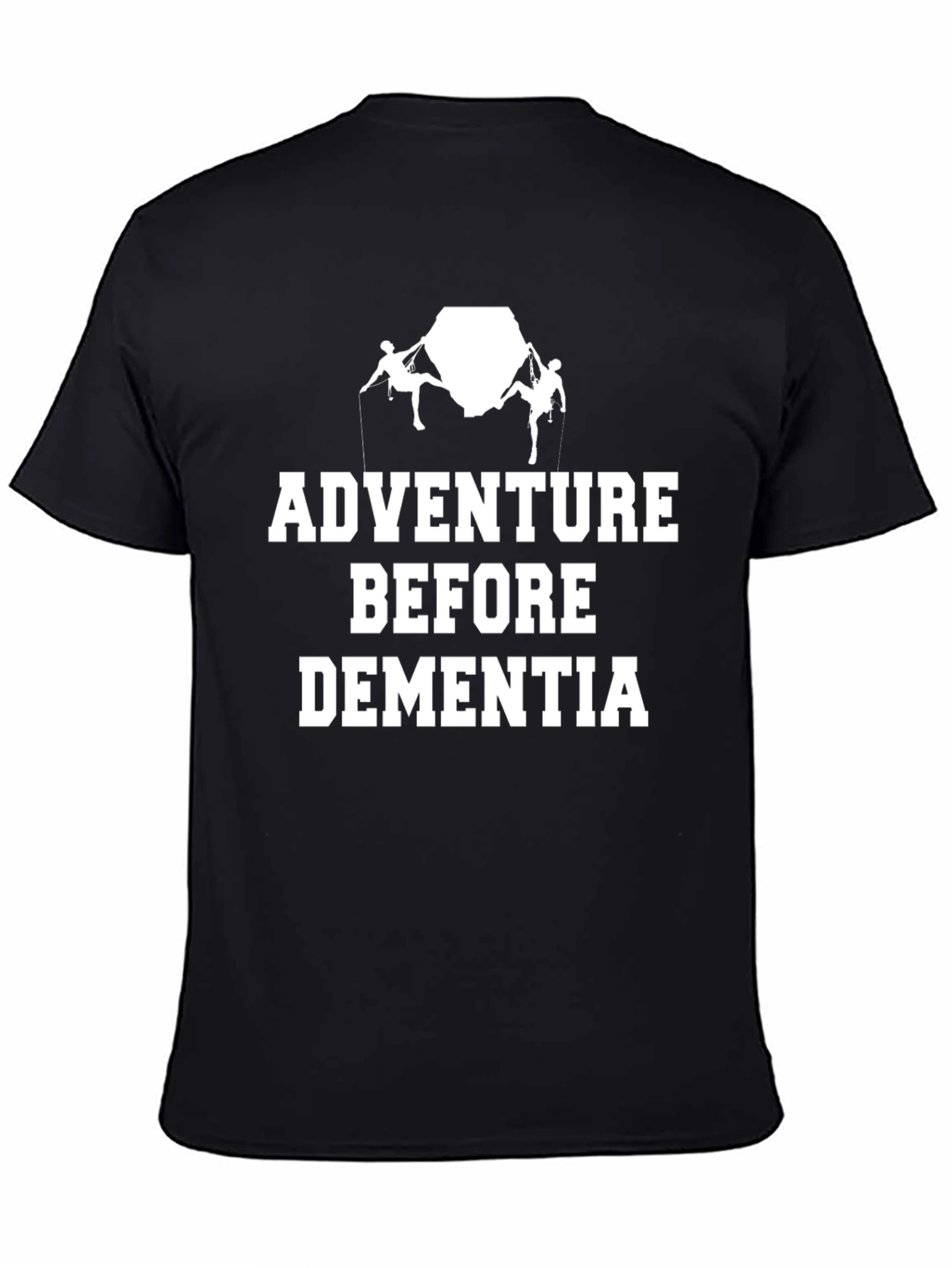 Adventure Before Dementia Black Graphic Tee