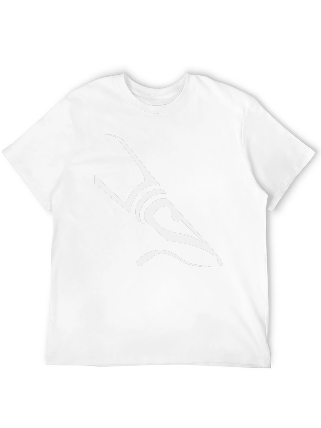 Abstract Minimalist Design Black T-Shirt