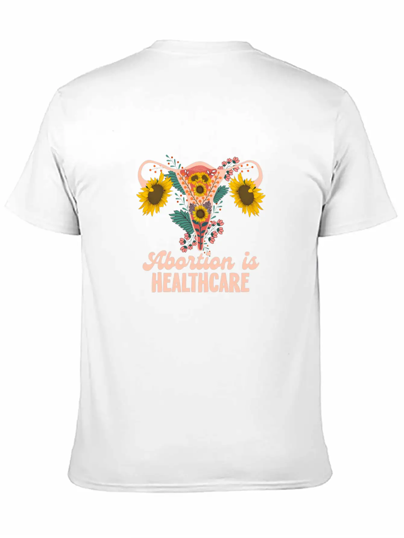 Abortion Is Healthcare Pro Choice Abortion Rights Casual Graphic T-Shirt – Simple And Comfortable Daily Wear